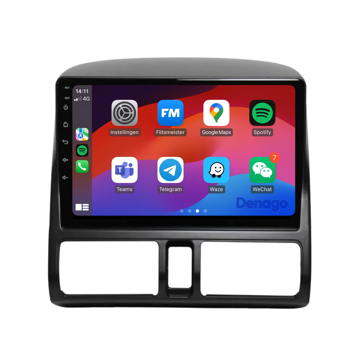 Honda CR-V CarPlay autoradio | 2002 t/m 2006 | Denago DNG-A99 | 9 inch | Android 13 | Draadloos CarPlay & Android Auto-1