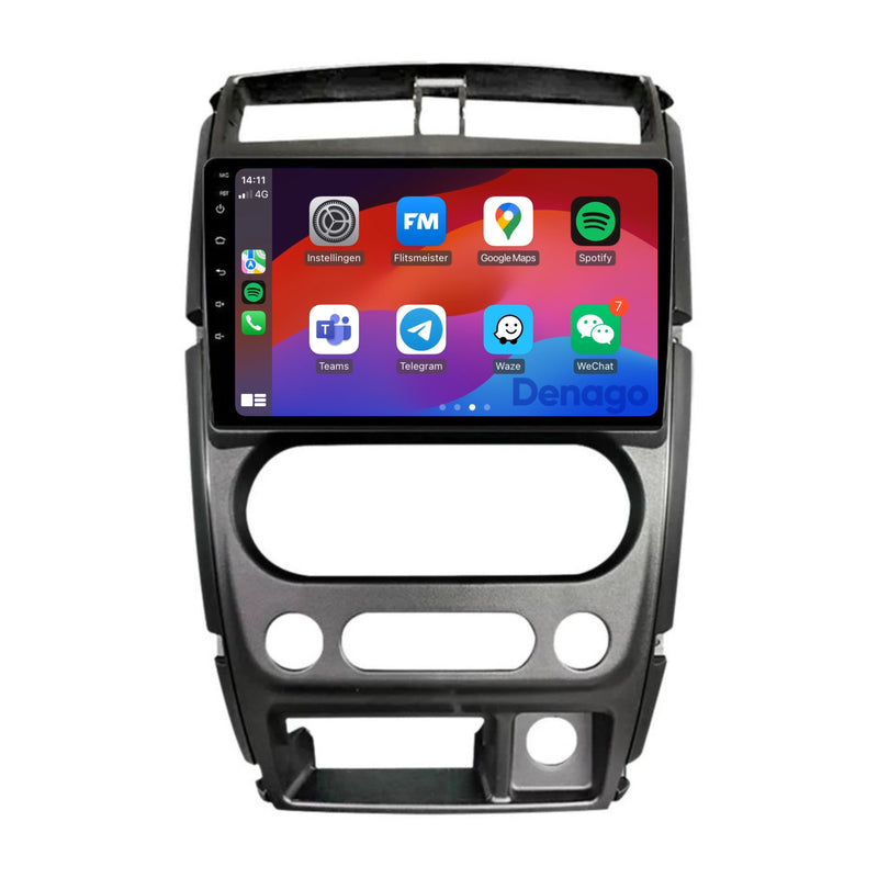 Suzuki Jimny CarPlay autoradio | 2005 t/m 2018 | Denago DNG-A334 | 9 inch | Android 13 | Draadloos CarPlay & Android Auto-1