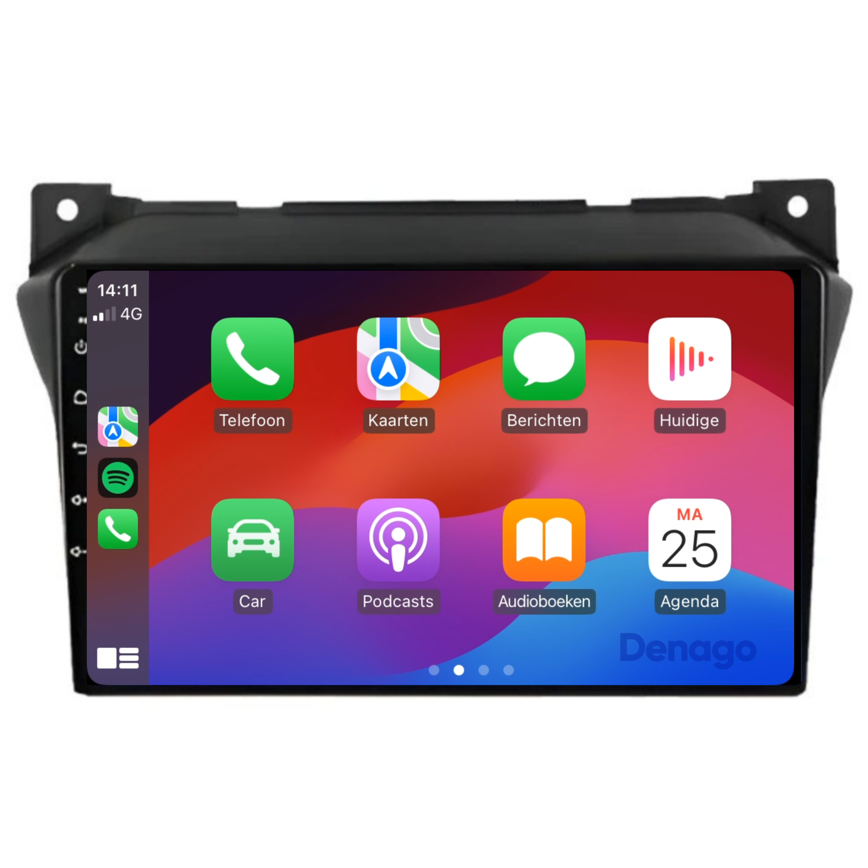 Suzuki Alto CarPlay autoradio | 2008 t/m 2016 | Denago DNG-A53 | 9 inch | Android 13 | Draadloos CarPlay & Android Auto