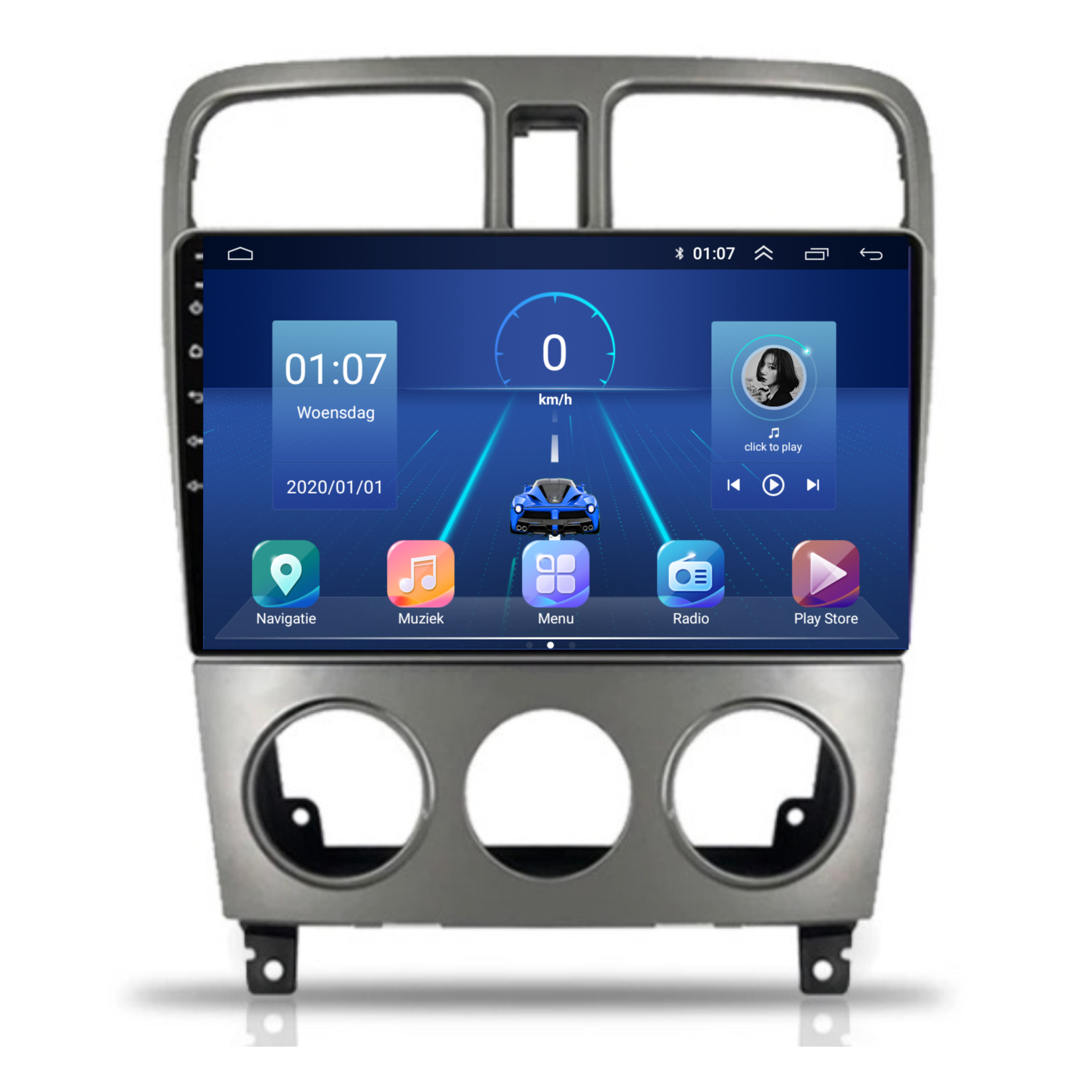 Subaru Forester | Android 13 | Autoradio | 2002 t/m 2007 | Carplay & Android Auto