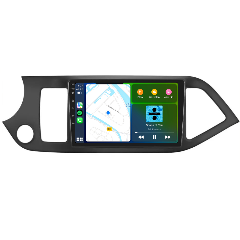 Kia Picanto Android 13 autoradio CarPlay Android Auto 2011-2016-10