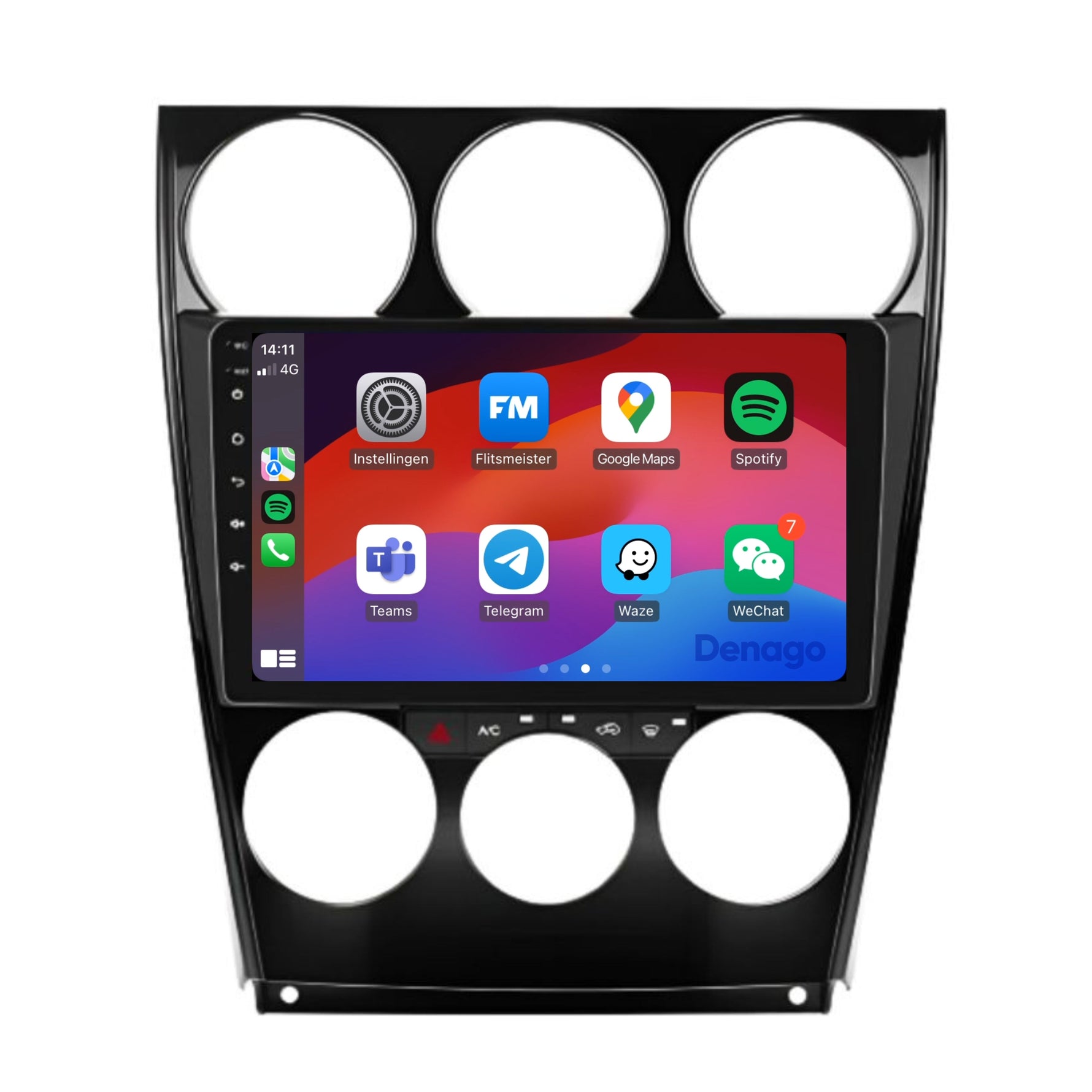 Mazda 6 CarPlay autoradio | 2002 t/m 2007 | Denago DNG-A130 | 9 inch | Android 13 | Draadloos CarPlay & Android Auto