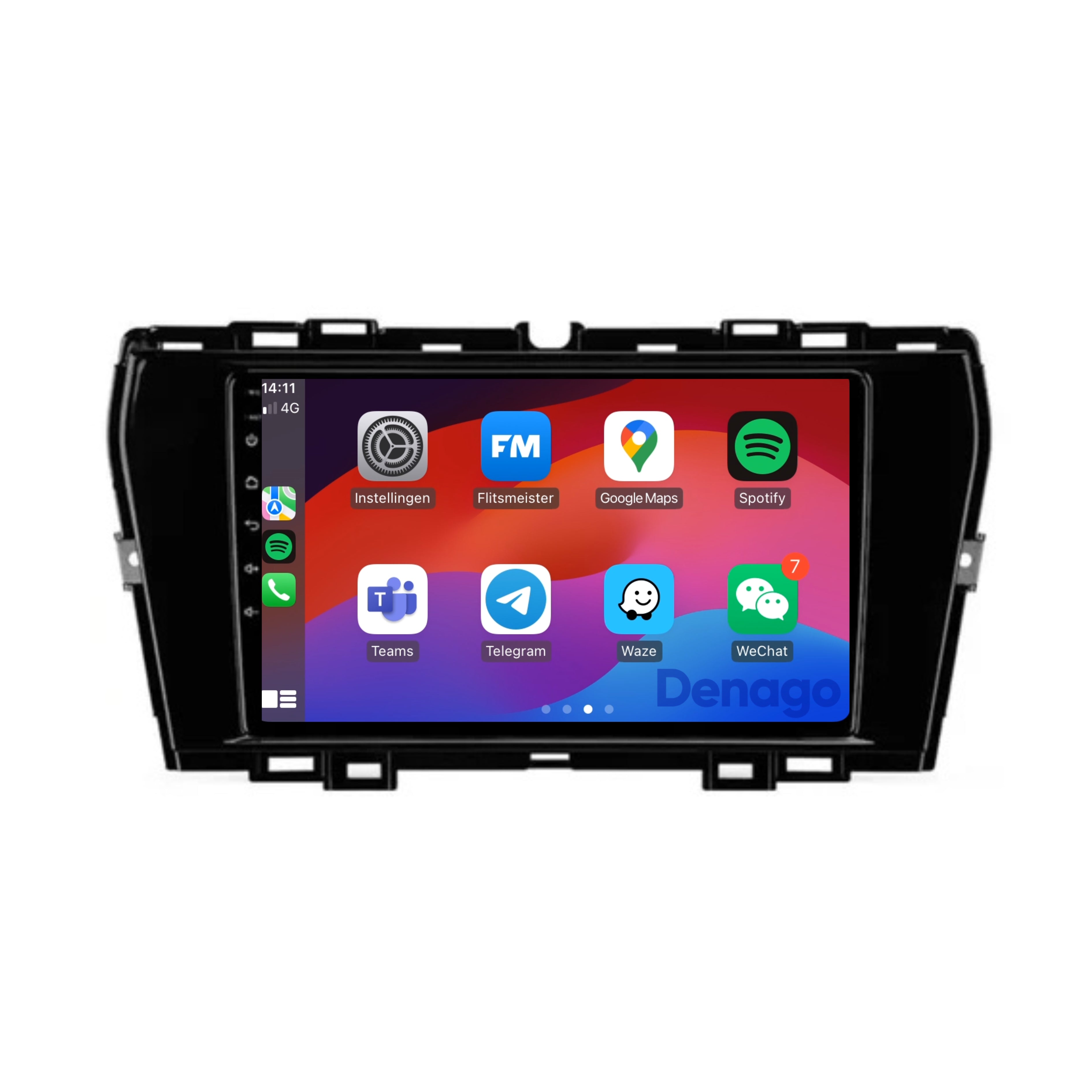 SsangYong Tivoli CarPlay autoradio | 2019 t/m 2021 | Denago DNG-A254 | 9 inch | Android 13 | Draadloos CarPlay & Android Auto