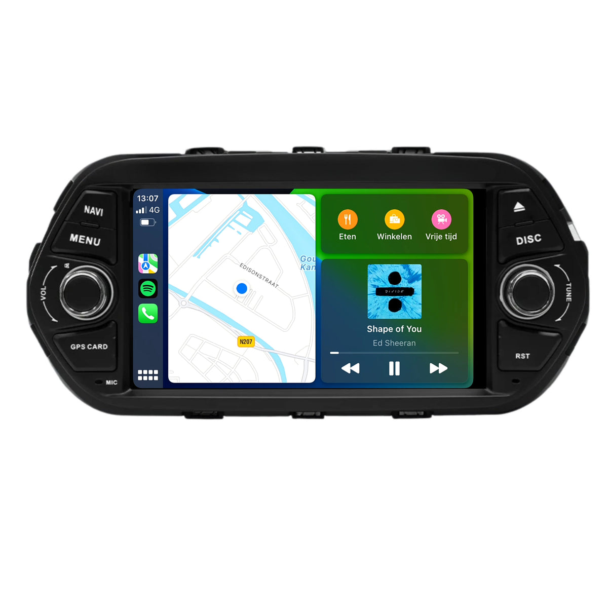 Fiat Tipo CarPlay & Android Auto autoradio | 2015 t/m 2019 | Android 15 | Davilon-2