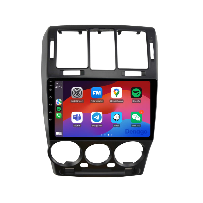 Hyundai Getz CarPlay autoradio | 2002 t/m 2011 | Denago DNG-A102 | 9 inch | Android 13 | Draadloos CarPlay & Android Auto-1