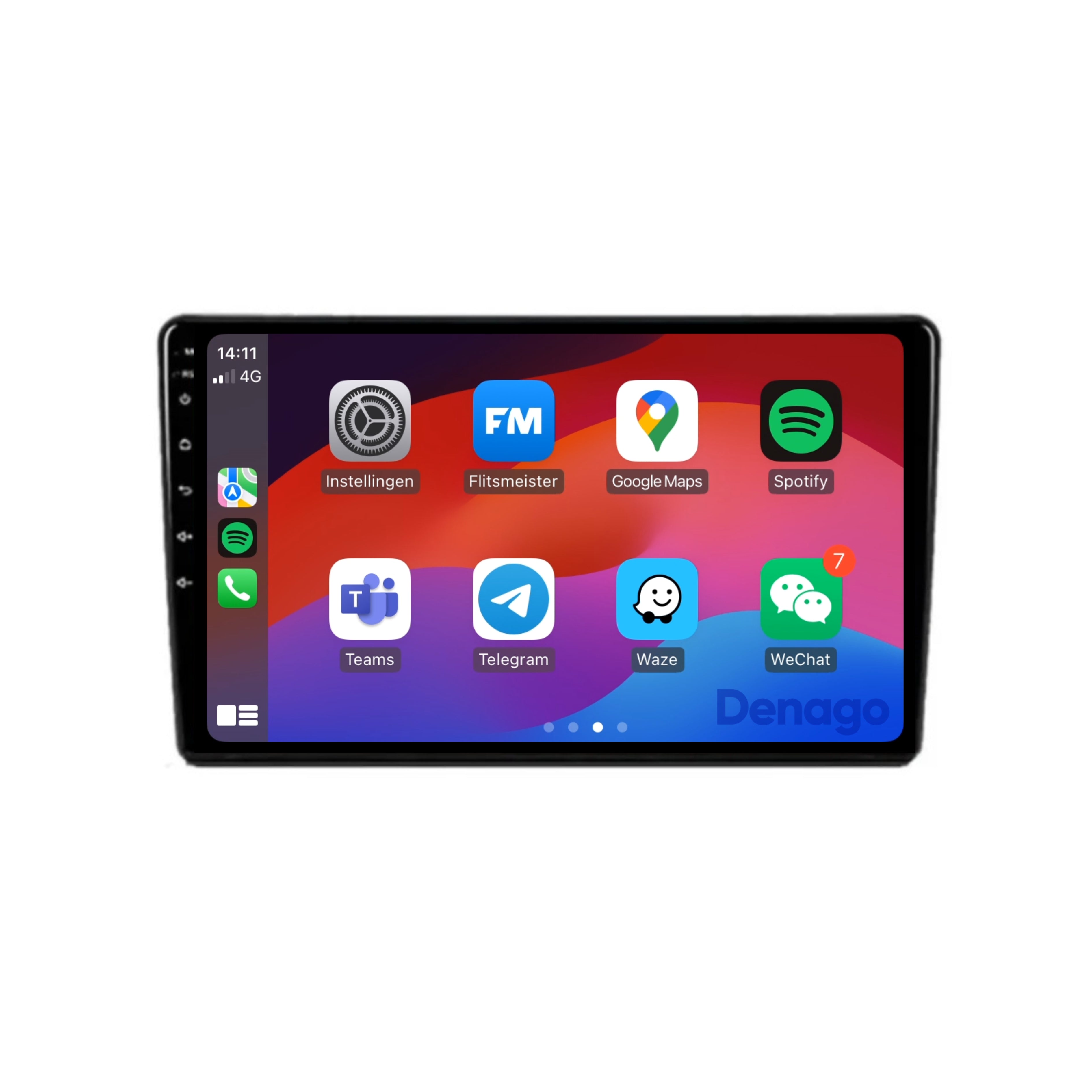 Peugeot Partner CarPlay autoradio | 2009 t/m 2018 | Denago DNG-A229 | 9 inch | Android 13 | Draadloos CarPlay & Android Auto