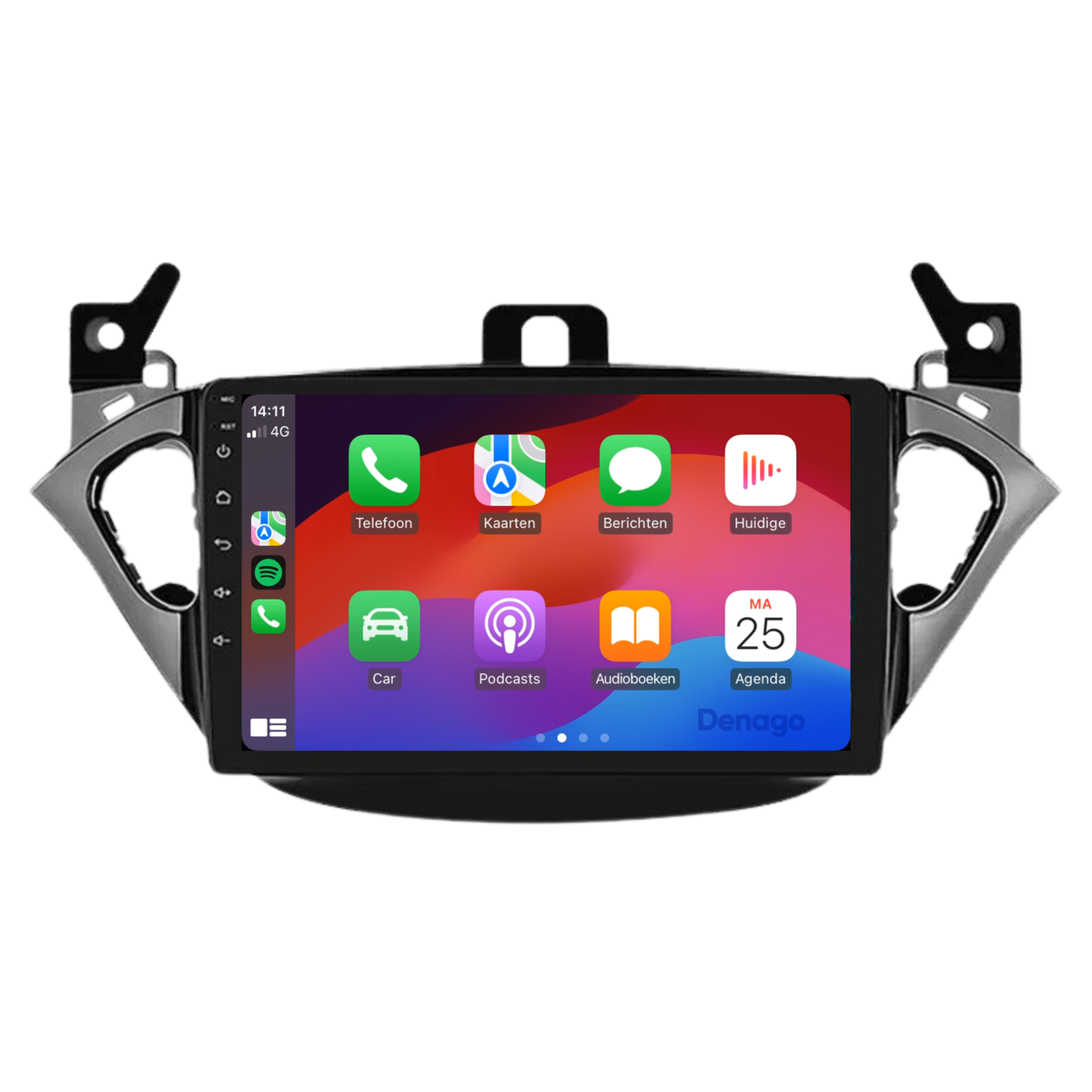 Opel Adam CarPlay autoradio | 2014 t/m 2019 | Denago DNG-A382 | 9 inch | Android 13 | Draadloos CarPlay & Android Auto-5