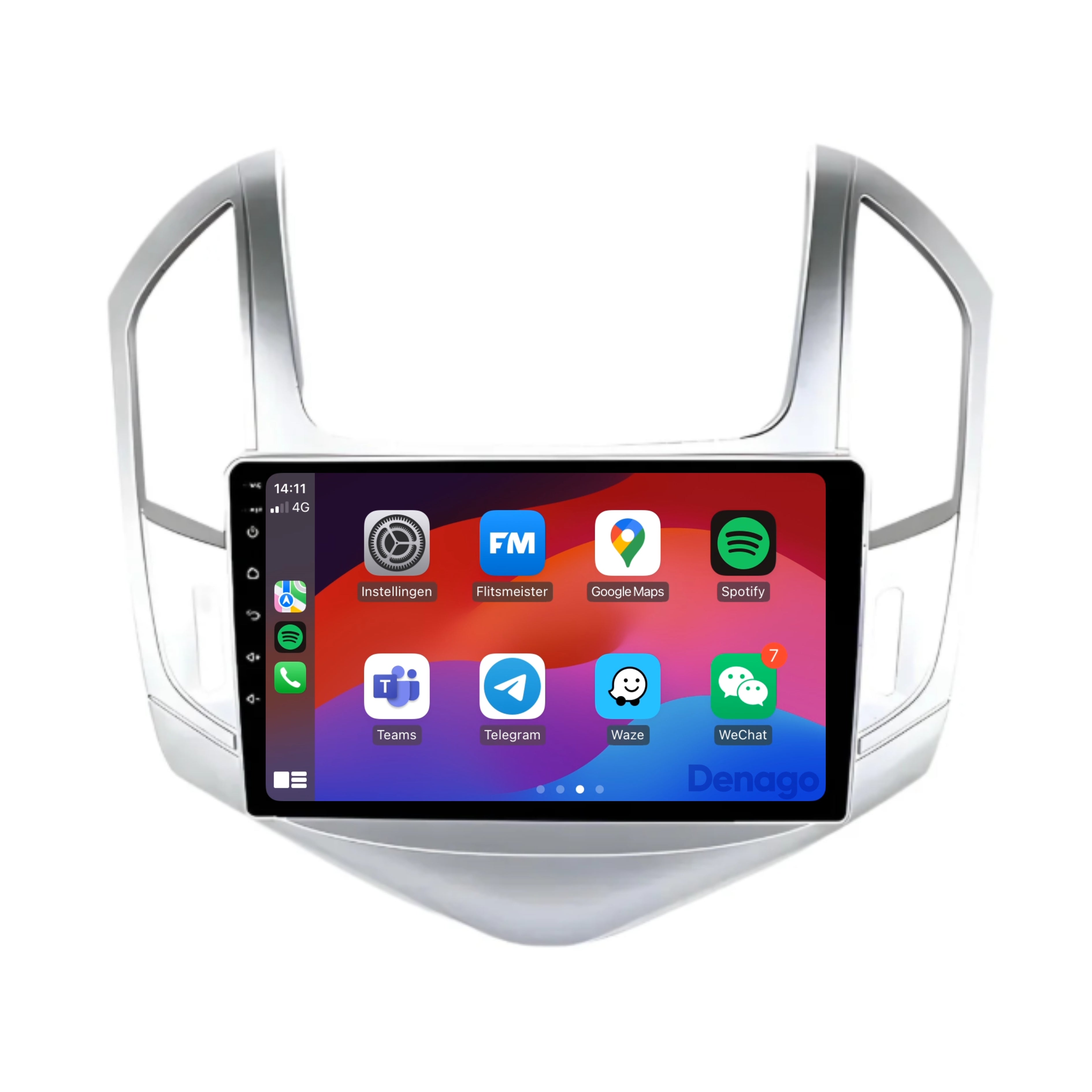 Chevrolet Cruze CarPlay autoradio | 2012 t/m 2014 | Denago DNG-A324 | 9 inch | Android 13 | Draadloos CarPlay & Android Auto