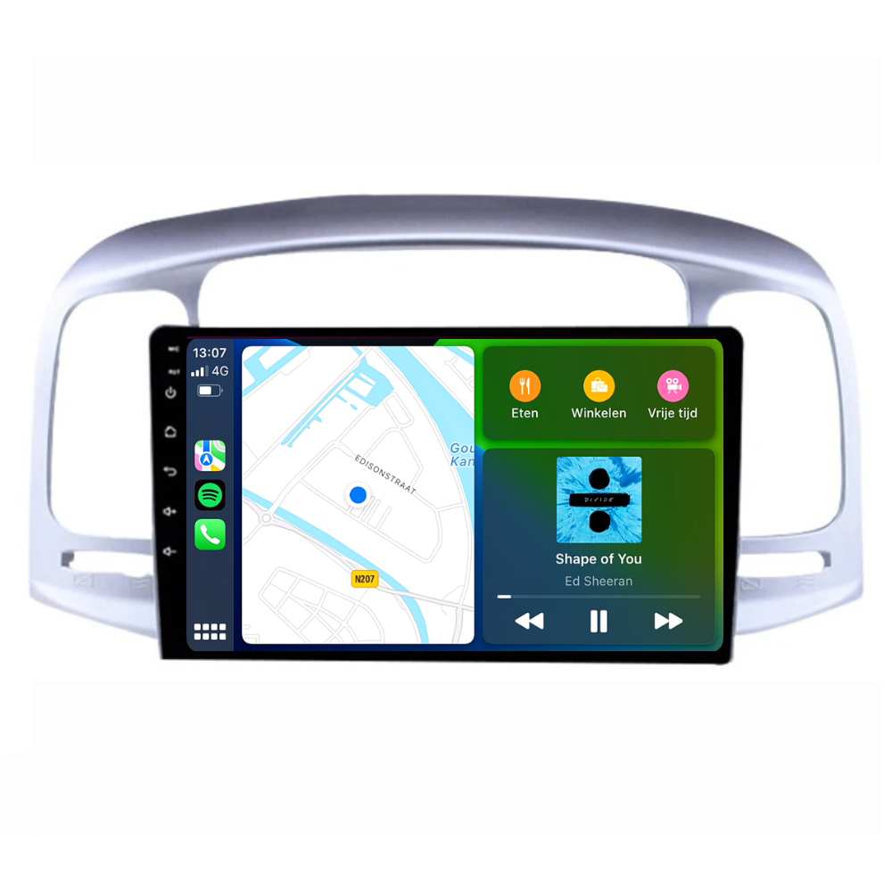 Hyundai Accent | Android 13 | Autoradio | 2007 t/m 2011 | Carplay & Android Auto-2
