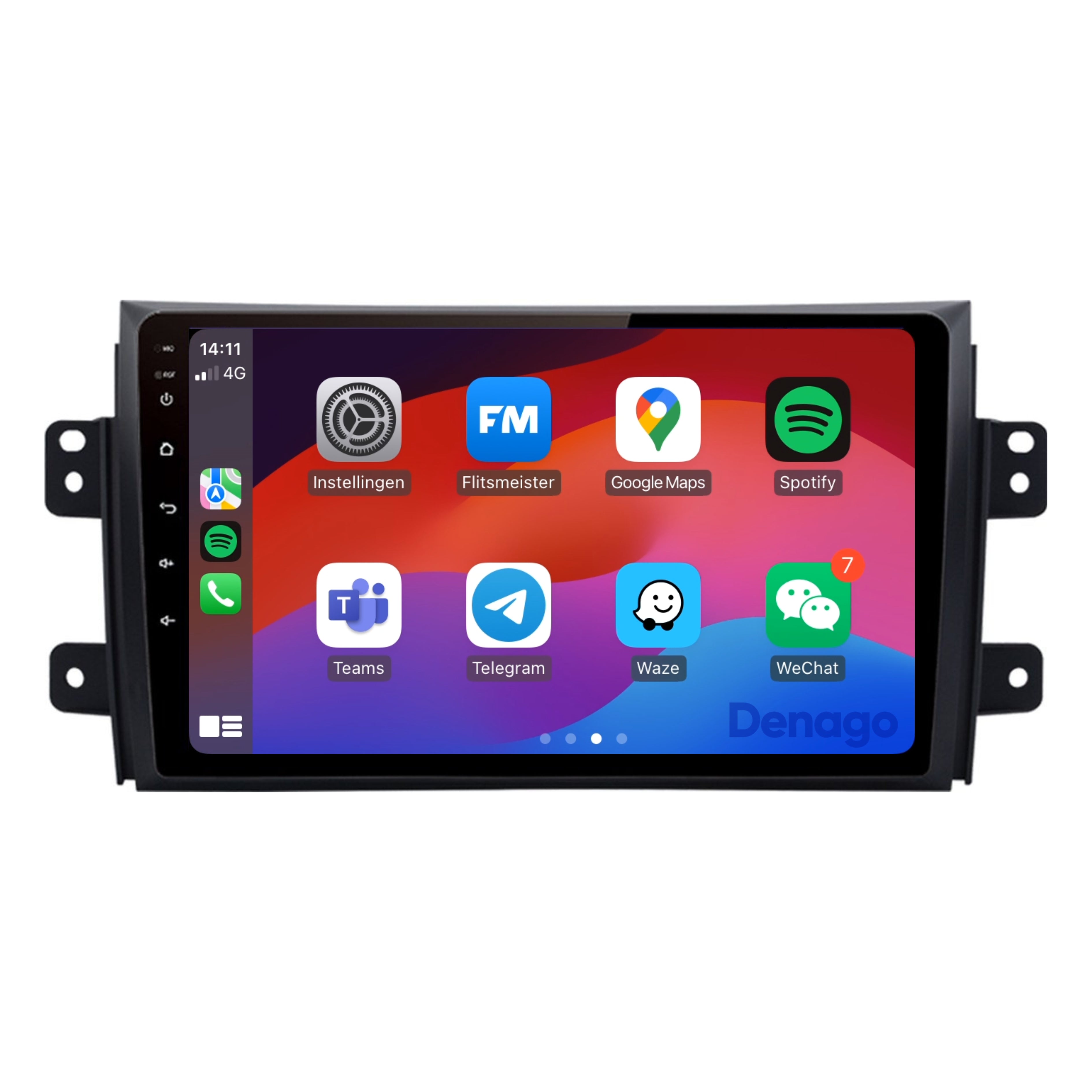Suzuki SX4 CarPlay autoradio | 2006 t/m 2011 | Denago DNG-A315 | 9 inch | Android 13 | Draadloos CarPlay & Android Auto