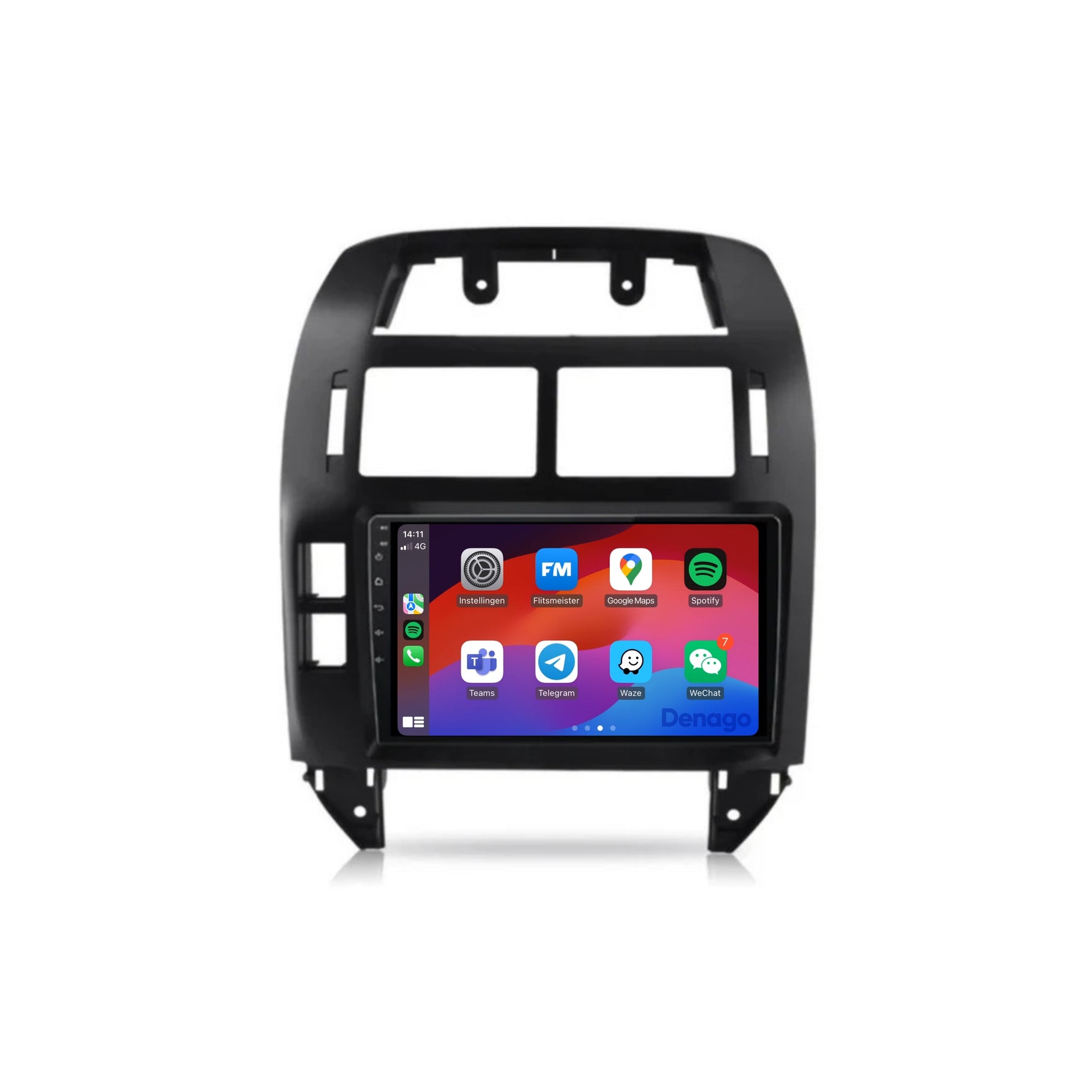 Volkswagen Polo CarPlay autoradio | 2002 t/m 2009 | Denago DNG-A239 | 9 inch | Android 13 | Draadloos CarPlay & Android Auto