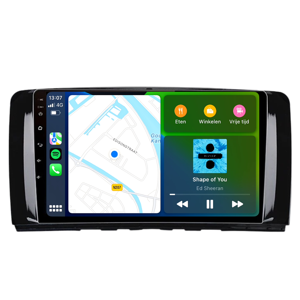 Mercedes R-klasse | Android 13 | Autoradio | 2005 t/m 2013 |  Carplay & Android Auto-5