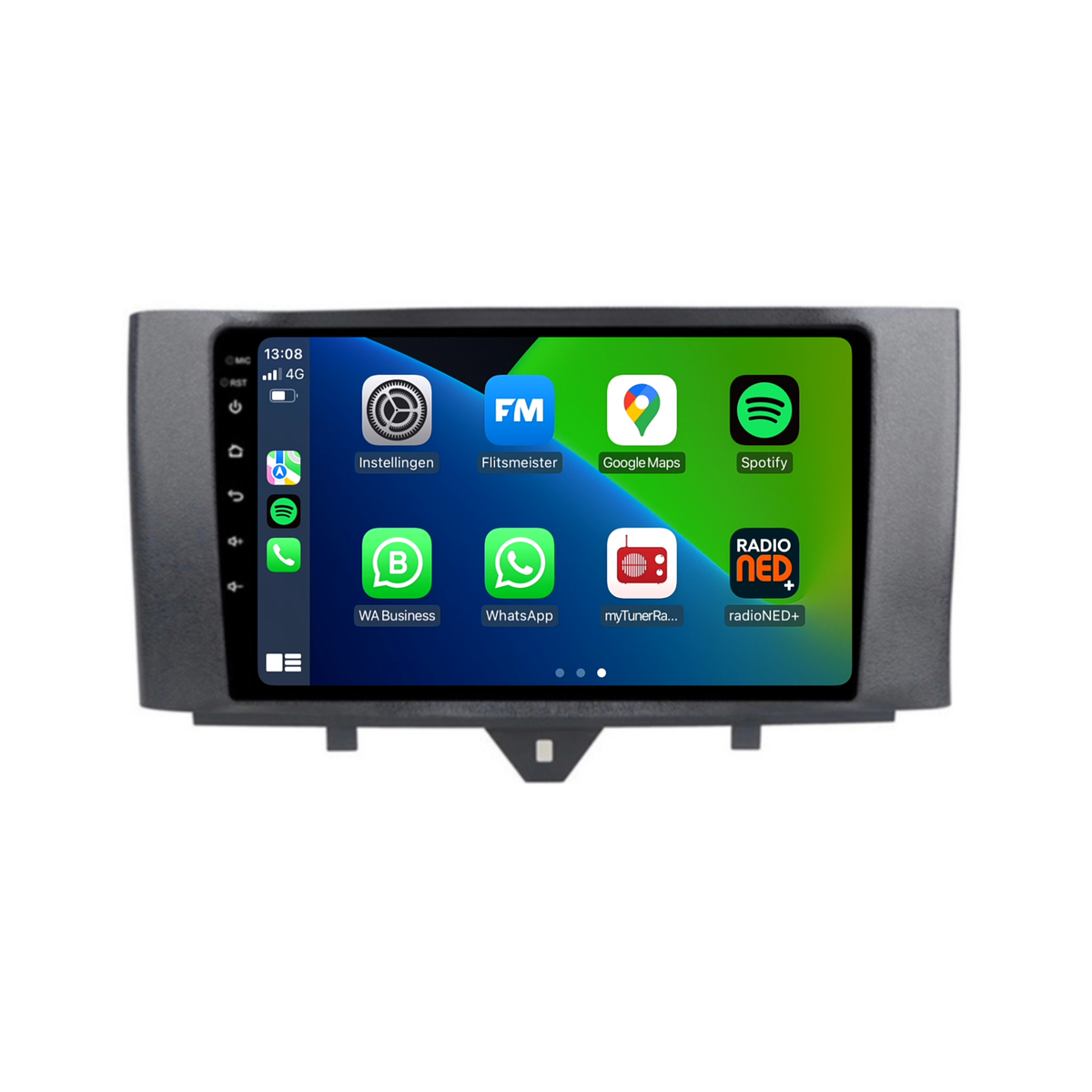 Smart Fortwo | Android 13 | Autoradio | 2011 t/m 2015 | Carplay & Android Auto-1