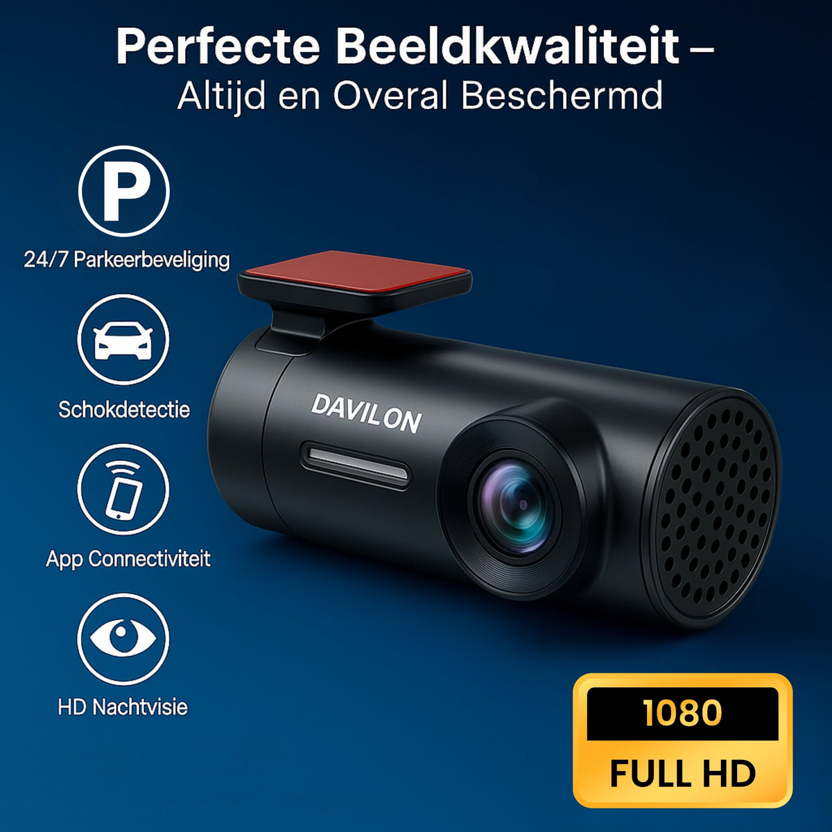 Davilon D1-PRO Dashcam | 1080P FULL HD | 2025 APP Model-2