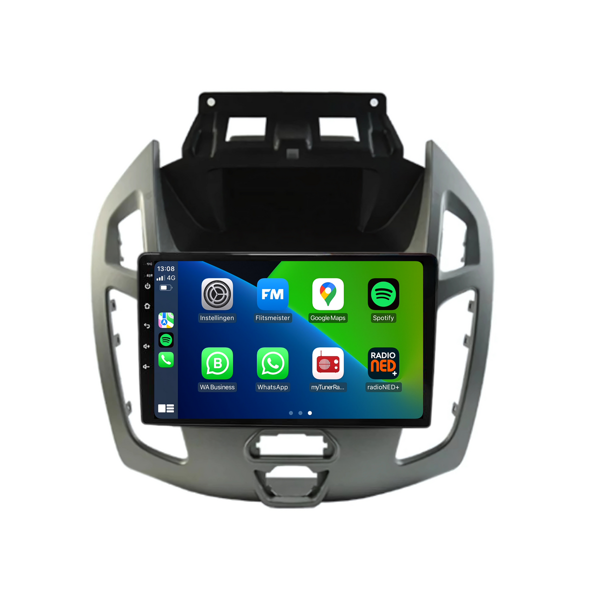 Ford Transit Tourneo Connect CarPlay & Android Auto autoradio | 2013 t/m 2018 | Android 13 | Davilon | Grijs