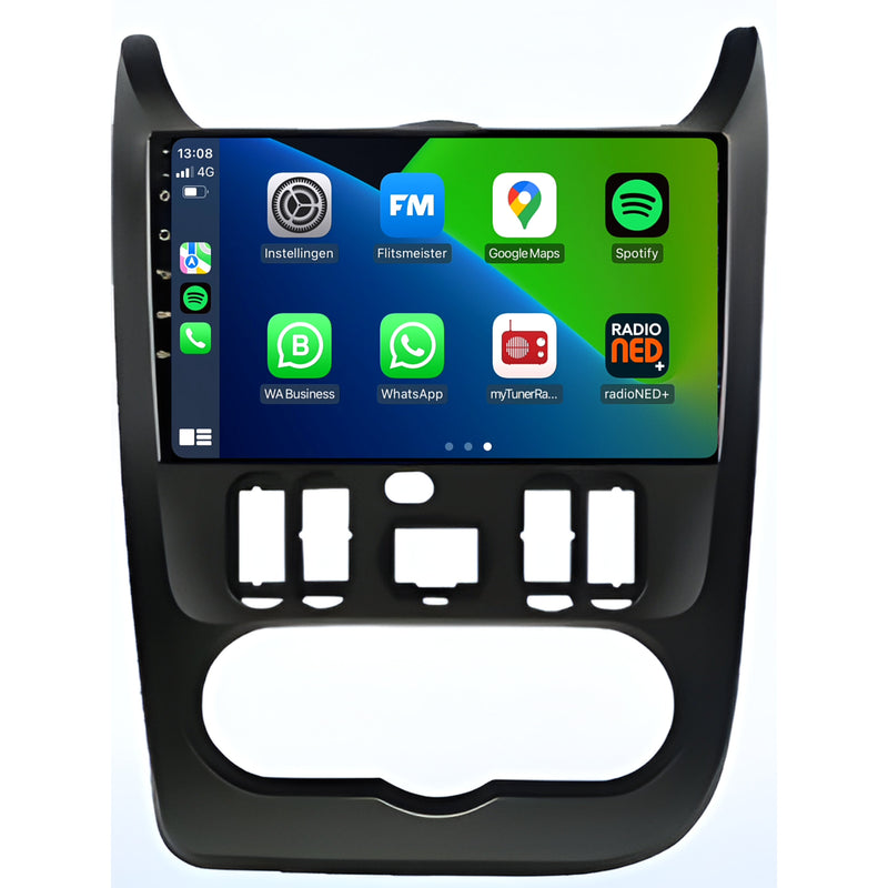 Dacia Logan | Android 13 | Autoradio | 2010 t/m 2013 | CarPlay & Android Auto-1