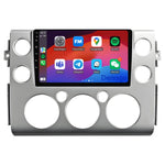 Toyota FJ Cruiser CarPlay autoradio | 2006 t/m 2017 | Denago DNG-A313 | 9 inch | Android 13 | Draadloos CarPlay & Android Auto | Zilver frame