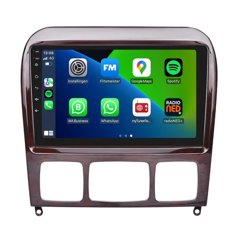Mercedes S-Klasse | Android 13 l Autoradio | 1999 t/m 2005 | Carplay & Android Auto-1