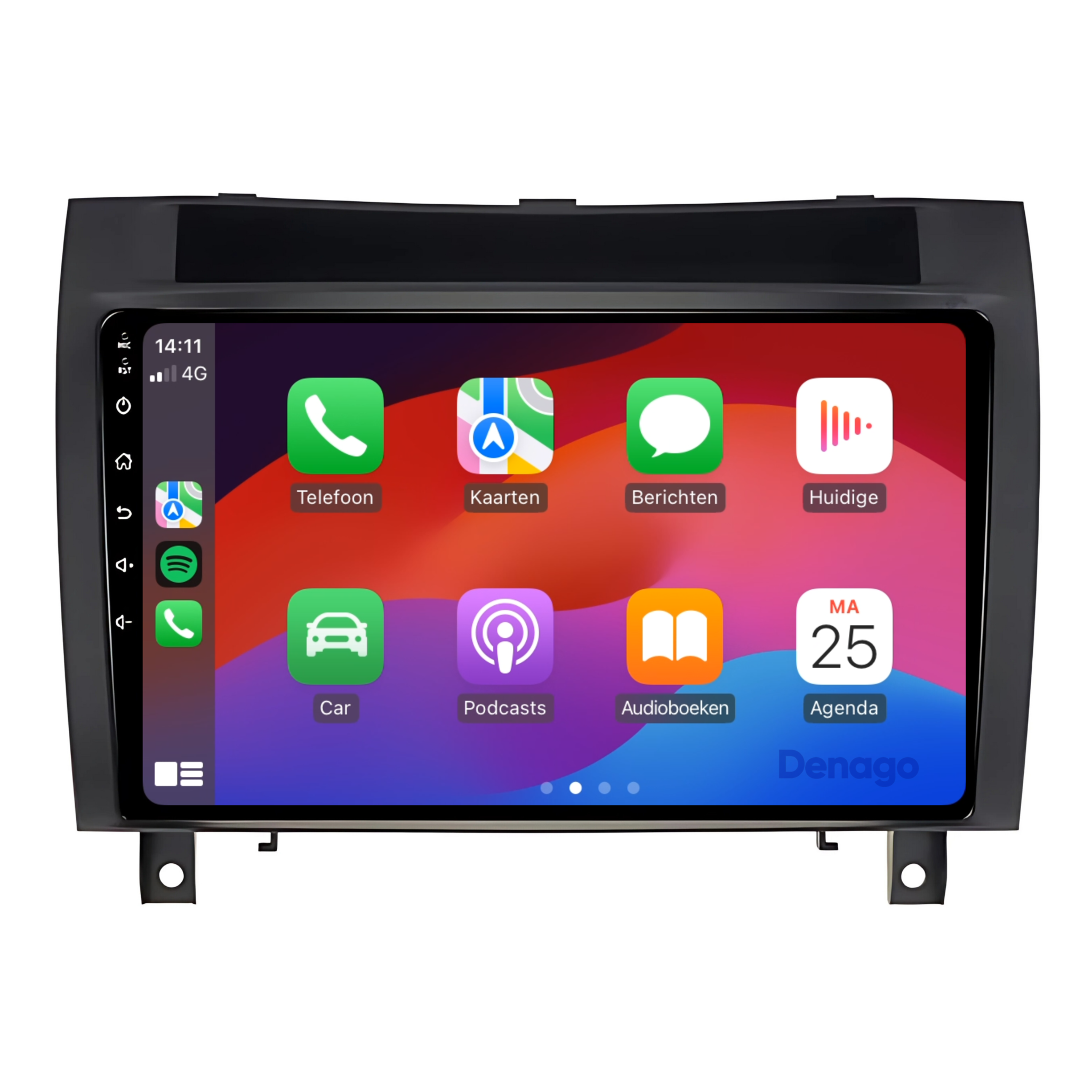 Mercedes SLK CarPlay autoradio | 2004 t/m 2010 | Denago DNG-A40 | 9 inch | Android 13 | Draadloos CarPlay & Android Auto