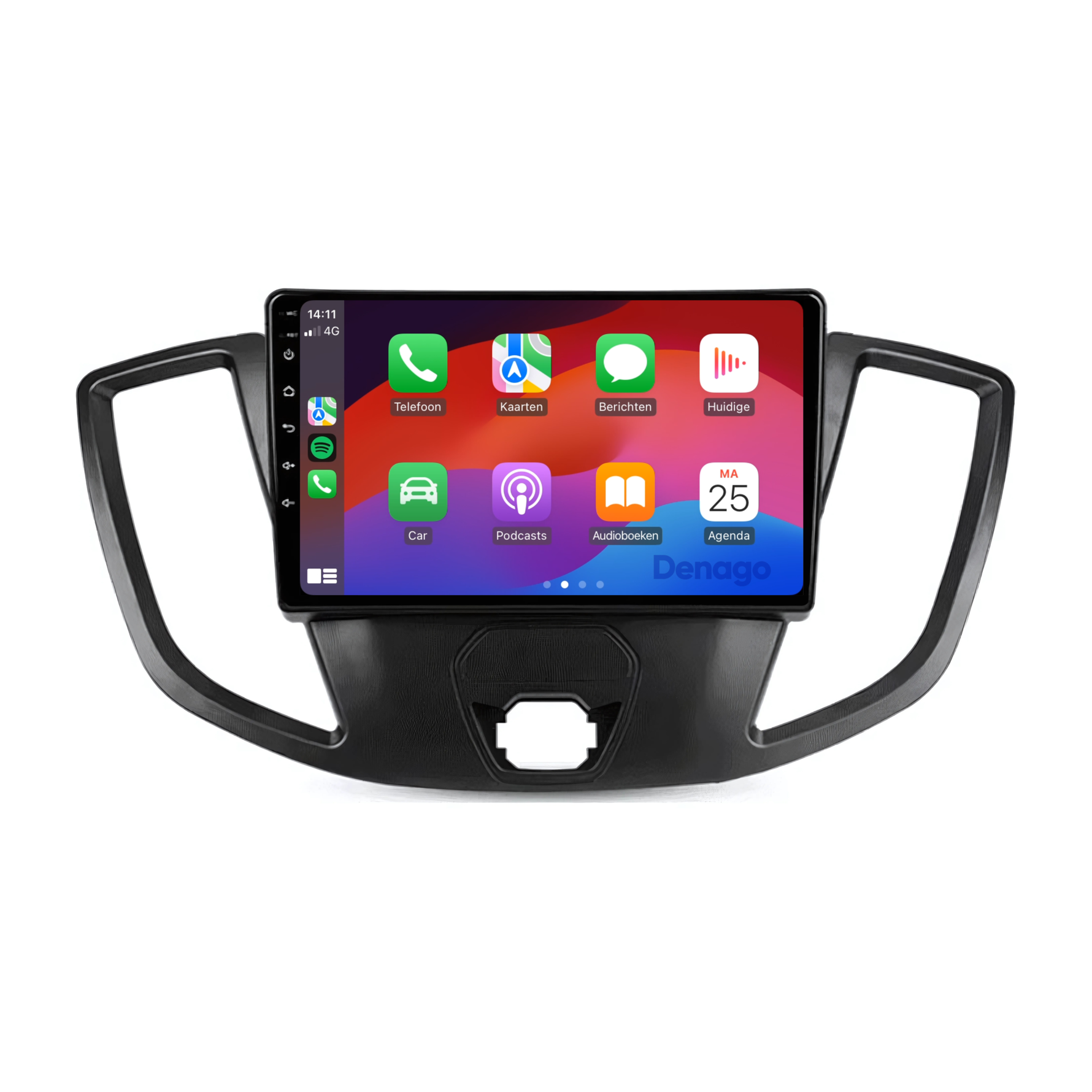 Ford Transit CarPlay autoradio | 2014 t/m 2021 | Denago DNG-A69 | 9 inch | Android 13 | Draadloos CarPlay & Android Auto