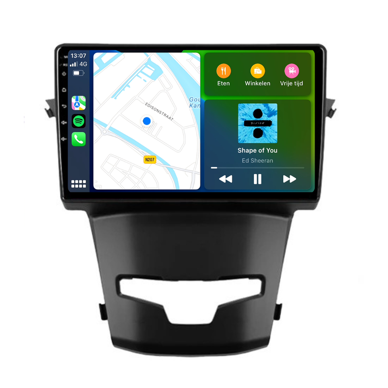Ssangyong Korando | Android 13 | Autoradio | 2014 t/m 2018 | Carplay & Android Auto-2