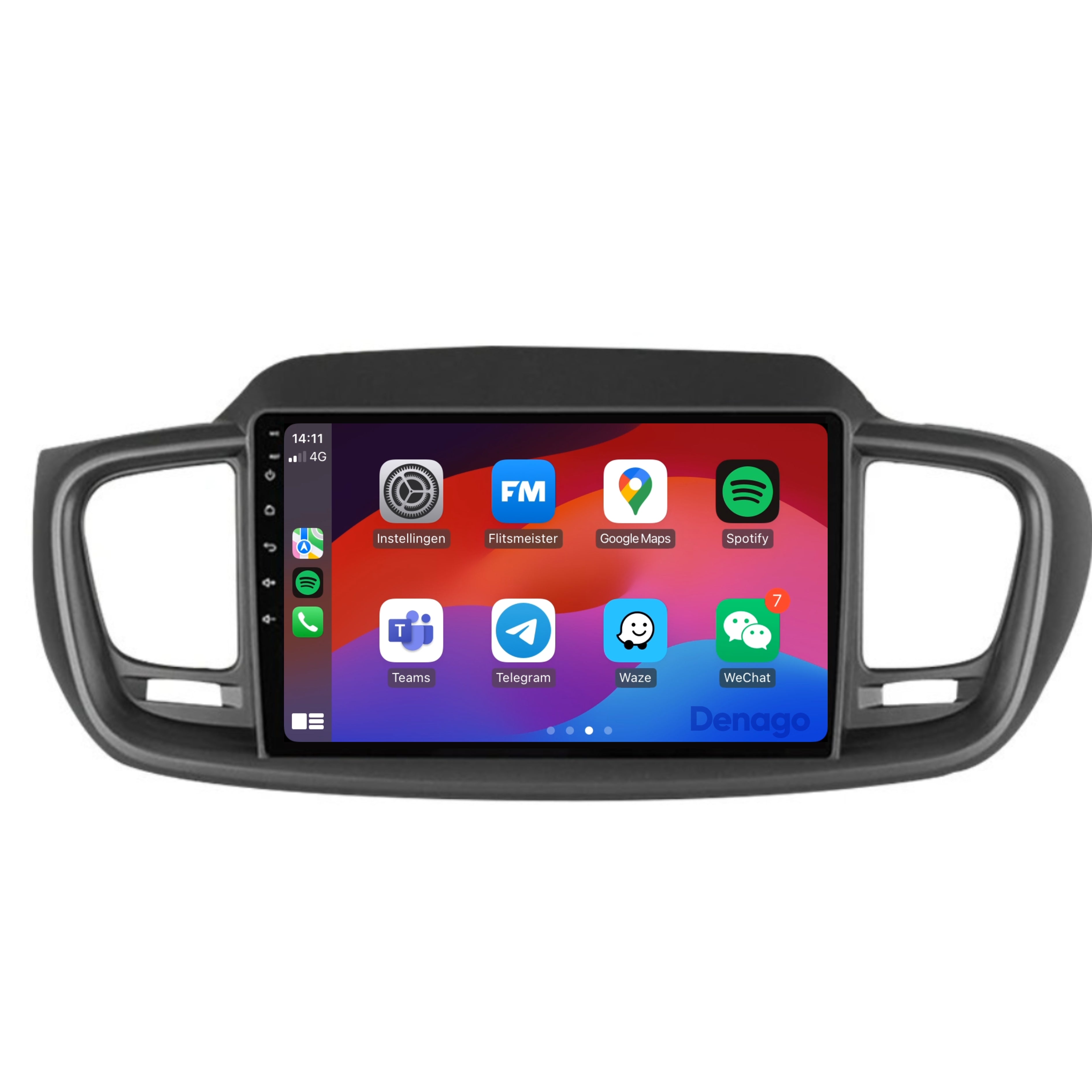 Kia Sorento CarPlay autoradio | 2015 t/m 2018 | Denago DNG-A277 | 9 inch | Android 13 | Draadloos CarPlay & Android Auto