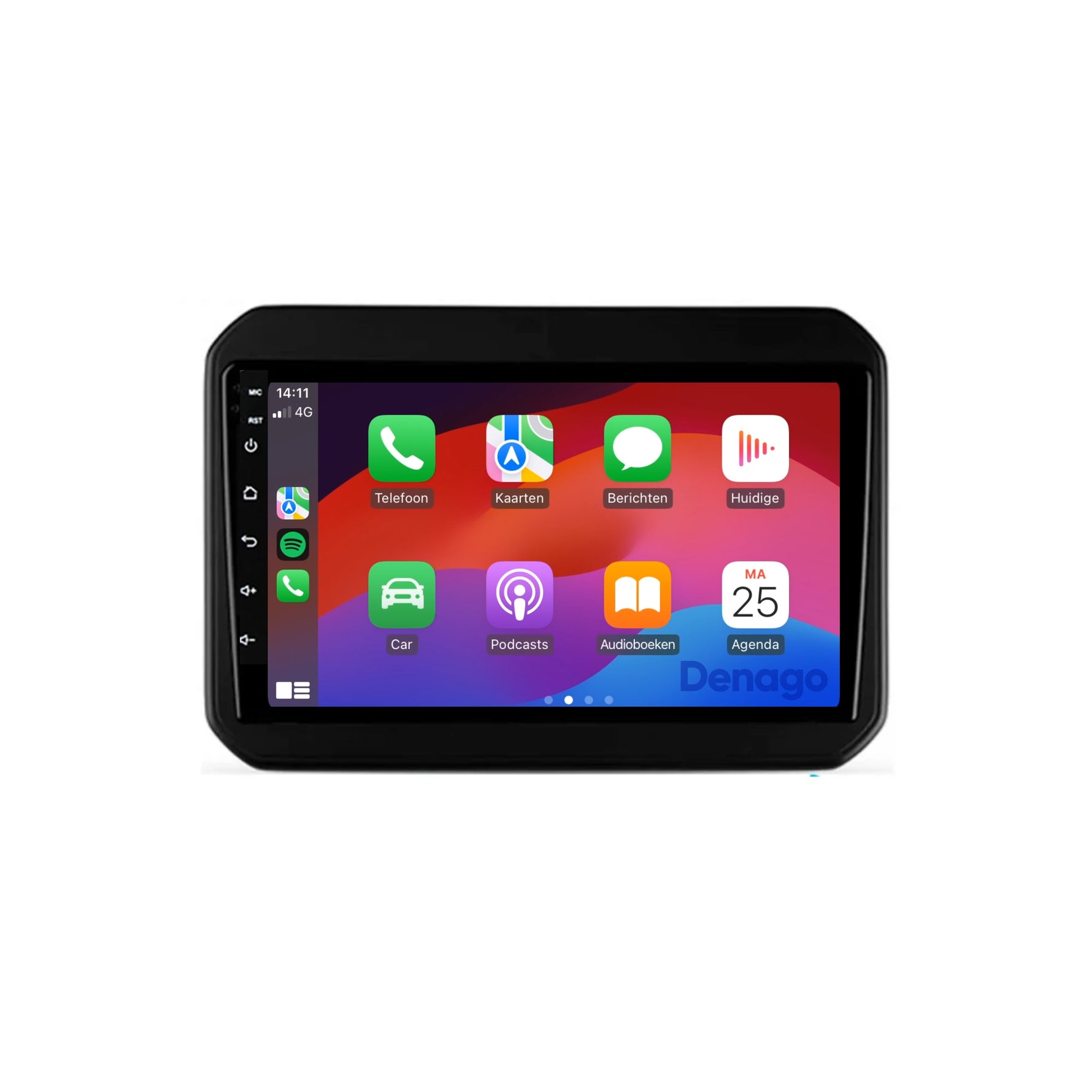 Suzuki Ignis CarPlay autoradio | 2016 t/m 2020 | Denago DNG-A158 | 9 inch | Android 13 | Draadloos CarPlay & Android Auto