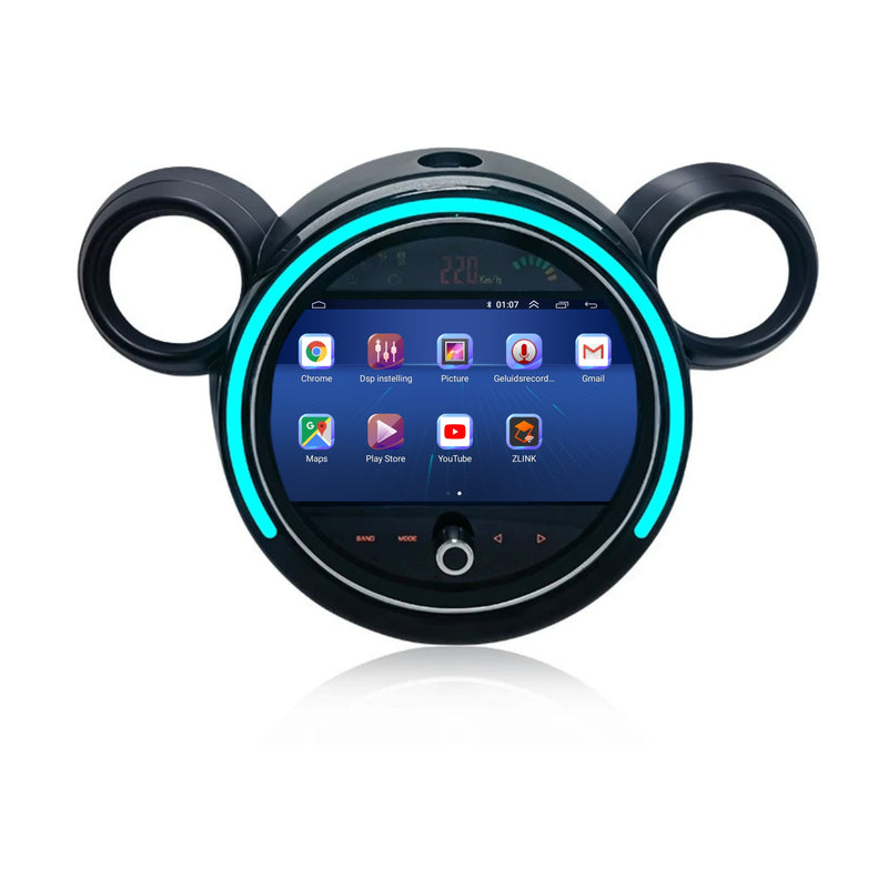 Mini Cooper Countryman R60 CarPlay & Android Auto autoradio | 2011 t/m 2014 | Android 15 | Davilon | Met LED-verlichting-3