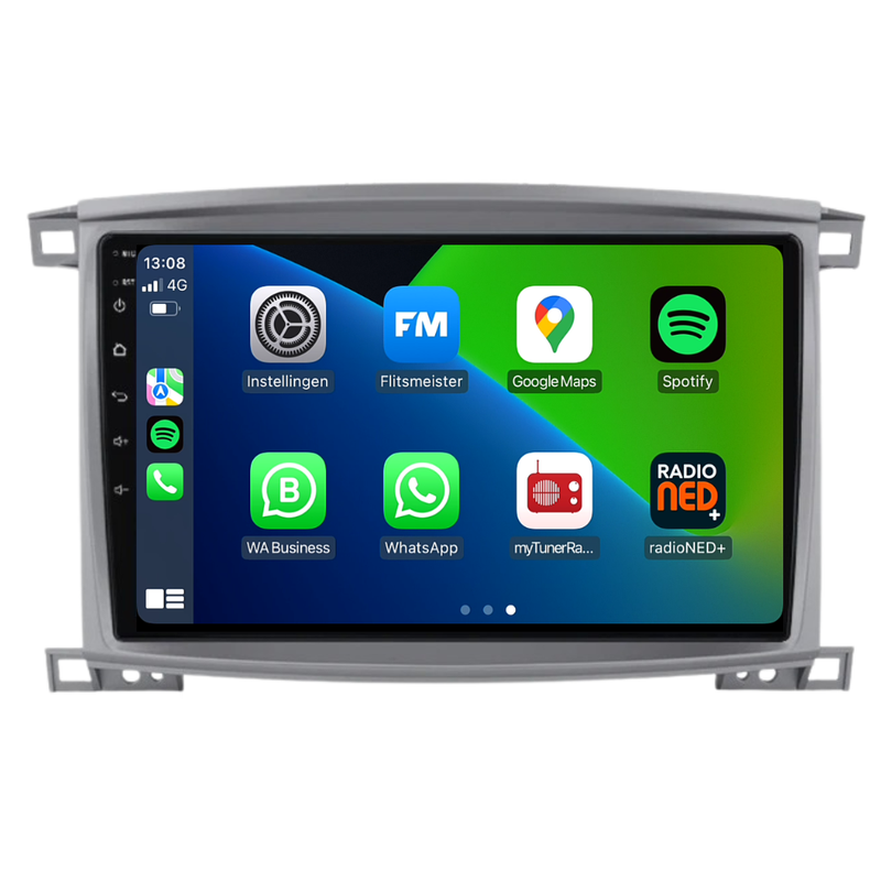 Toyota Land Cruiser LC100 | Android 13 | Autoradio | 2005 t/m 2007 | CarPlay & Android Auto-1