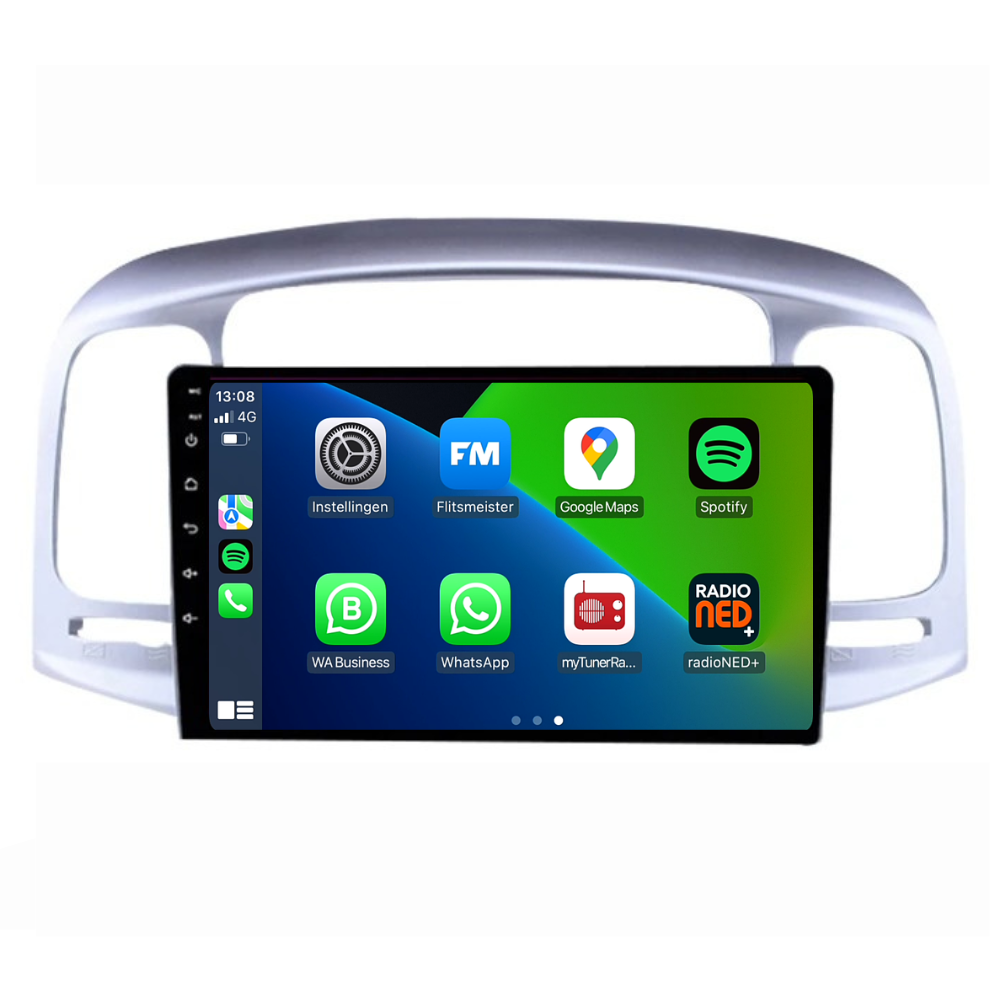 Hyundai Accent | Android 13 | Autoradio | 2007 t/m 2011 | Carplay & Android Auto-1