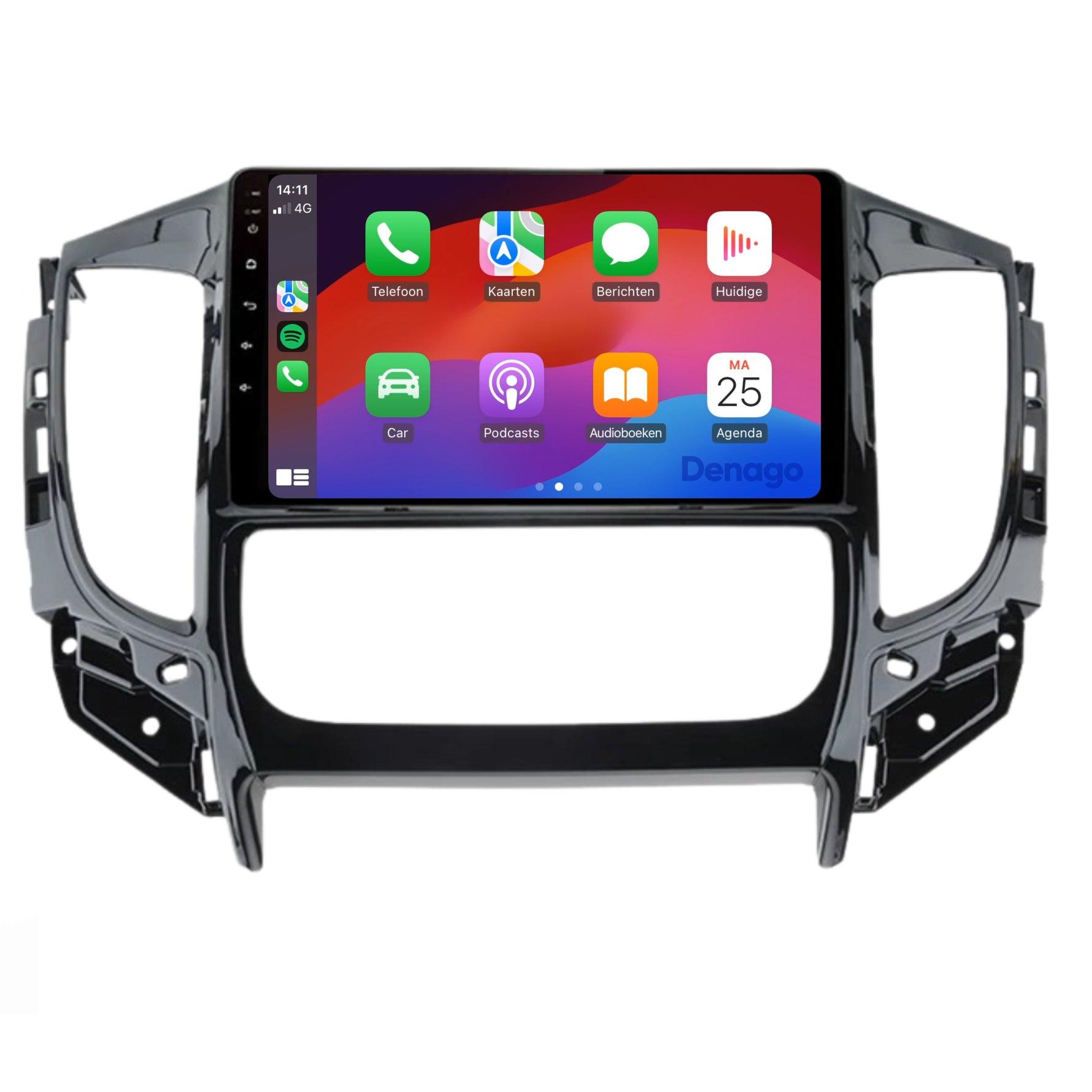 Mitsubishi Triton CarPlay autoradio | 2015 t/m 2022 | Denago DNG-A177 | 9 inch | Android 13 | Draadloos CarPlay & Android Auto