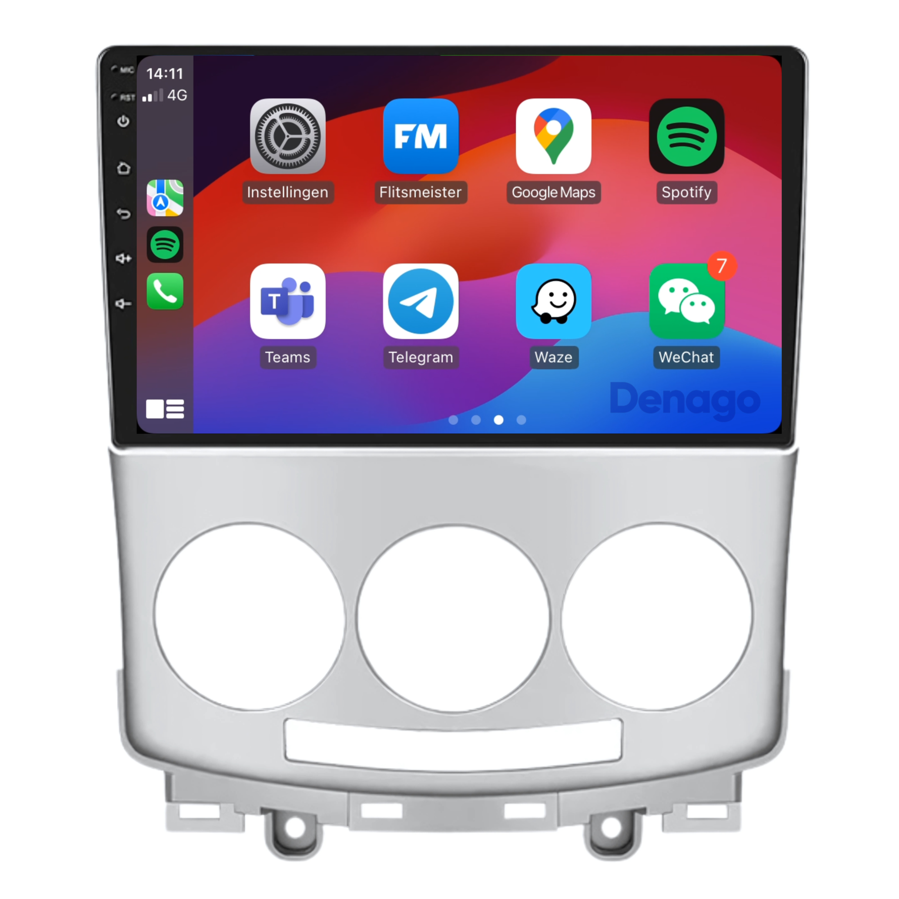 Mazda 5 CarPlay autoradio | 2005 t/m 2010 | Denago DNG-A36 | 9 inch | Android 13 | Draadloos CarPlay & Android Auto