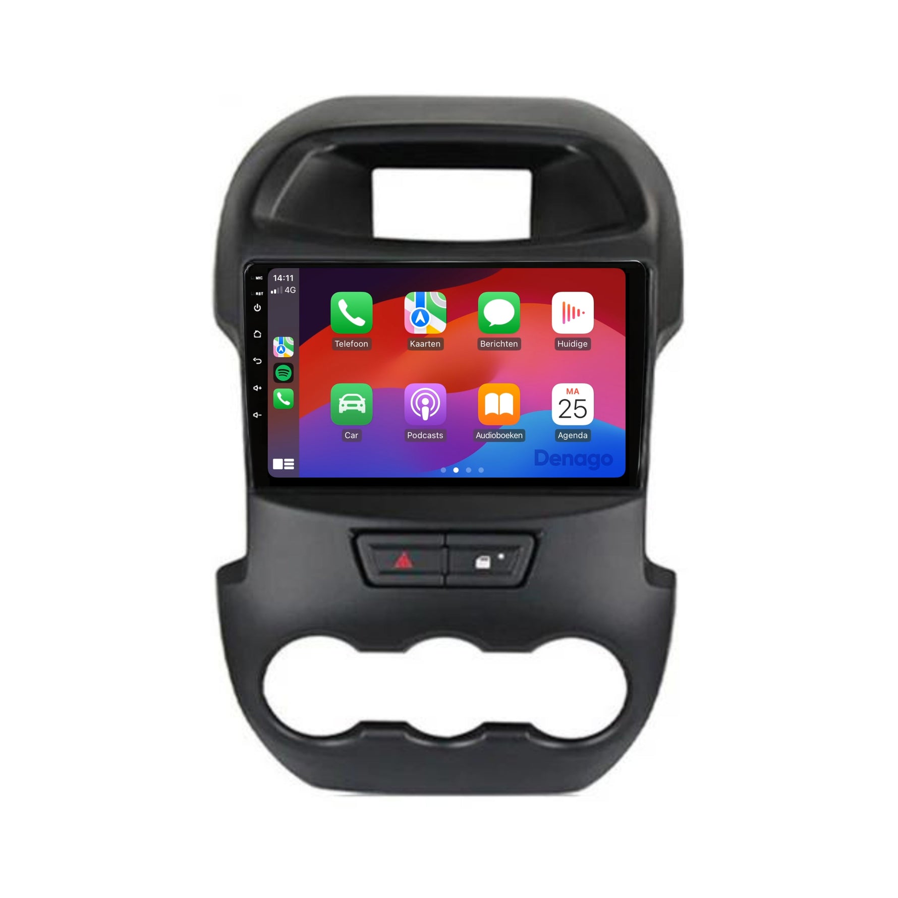 Ford Ranger CarPlay autoradio | 2012 t/m 2015 | Denago DNG-A155 | 9 inch | Android 13 | Draadloos CarPlay & Android Auto