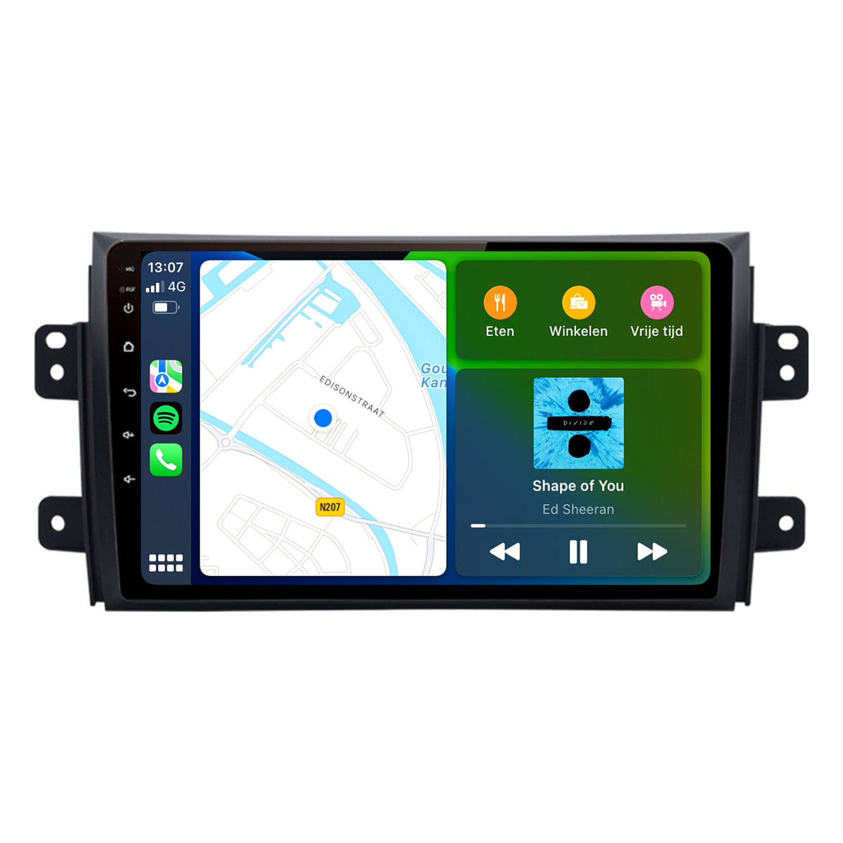 Suzuki SX4 CarPlay & Android Auto Autoradio | 2006 bis 2011 | Android 13 | Davilon-4