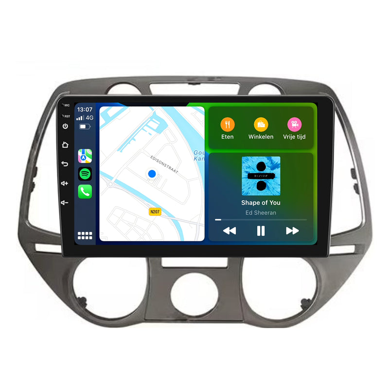 Hyundai I20 | 2008 t/m 2014 | Android 13 | Draadloos Apple Carplay & Android auto-5