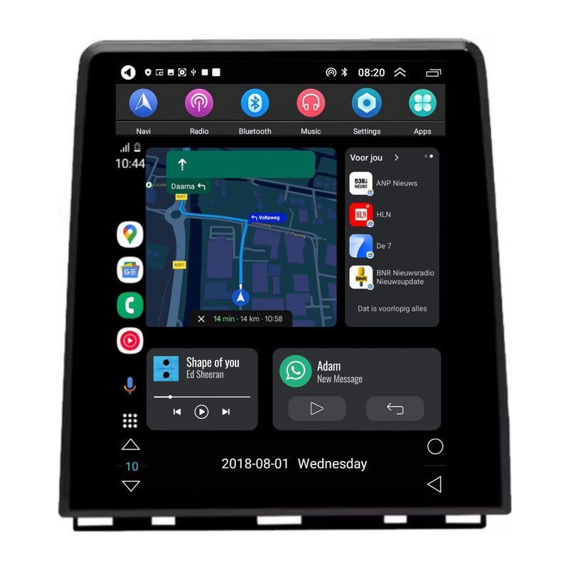Renault Clio Android Autoradio | 2019 t/m 2025 | CarPlay & Android Auto-4