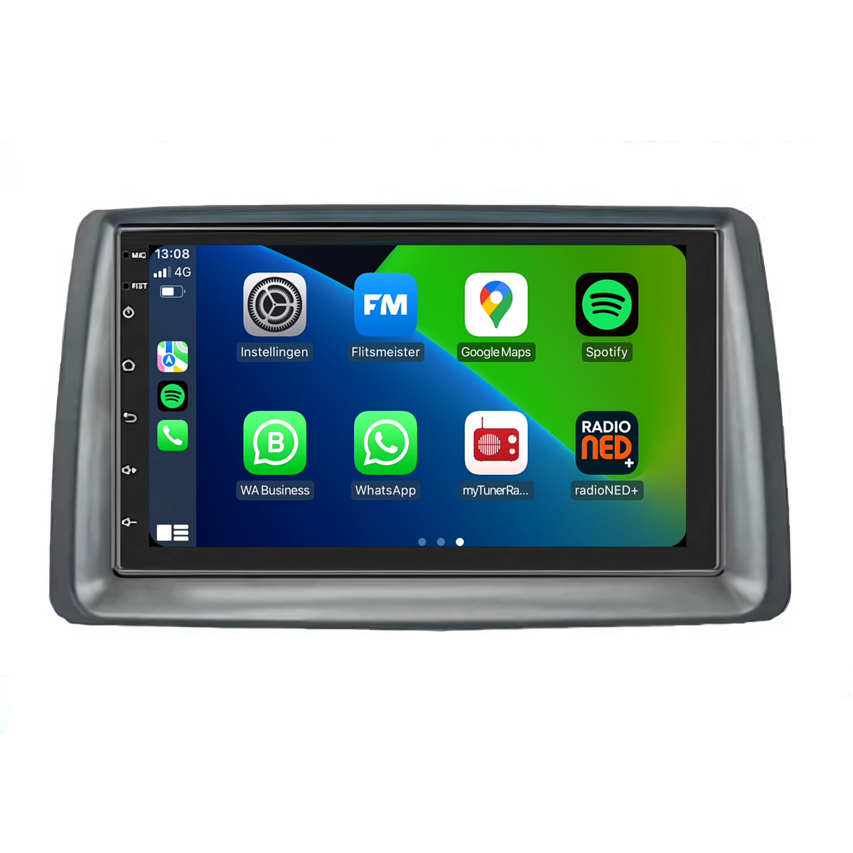 Fiat Panda CarPlay & Android Auto autoradio | 2003 t/m 2012 | Android 15 | Davilon | 7 inch-1