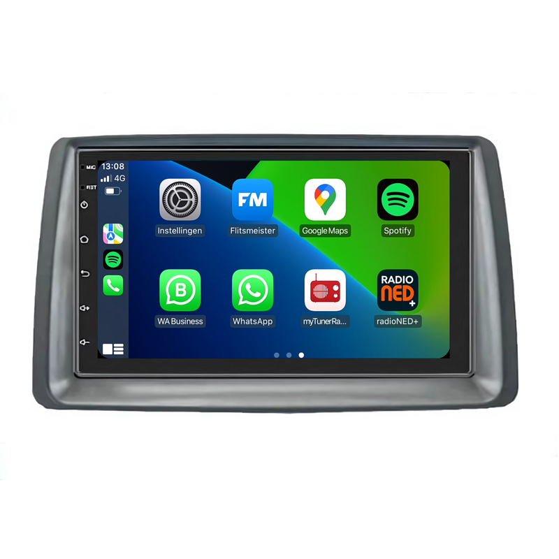 Fiat Panda CarPlay & Android Auto autoradio | 2003 t/m 2012 | Android 15 | Davilon | 7 inch-1