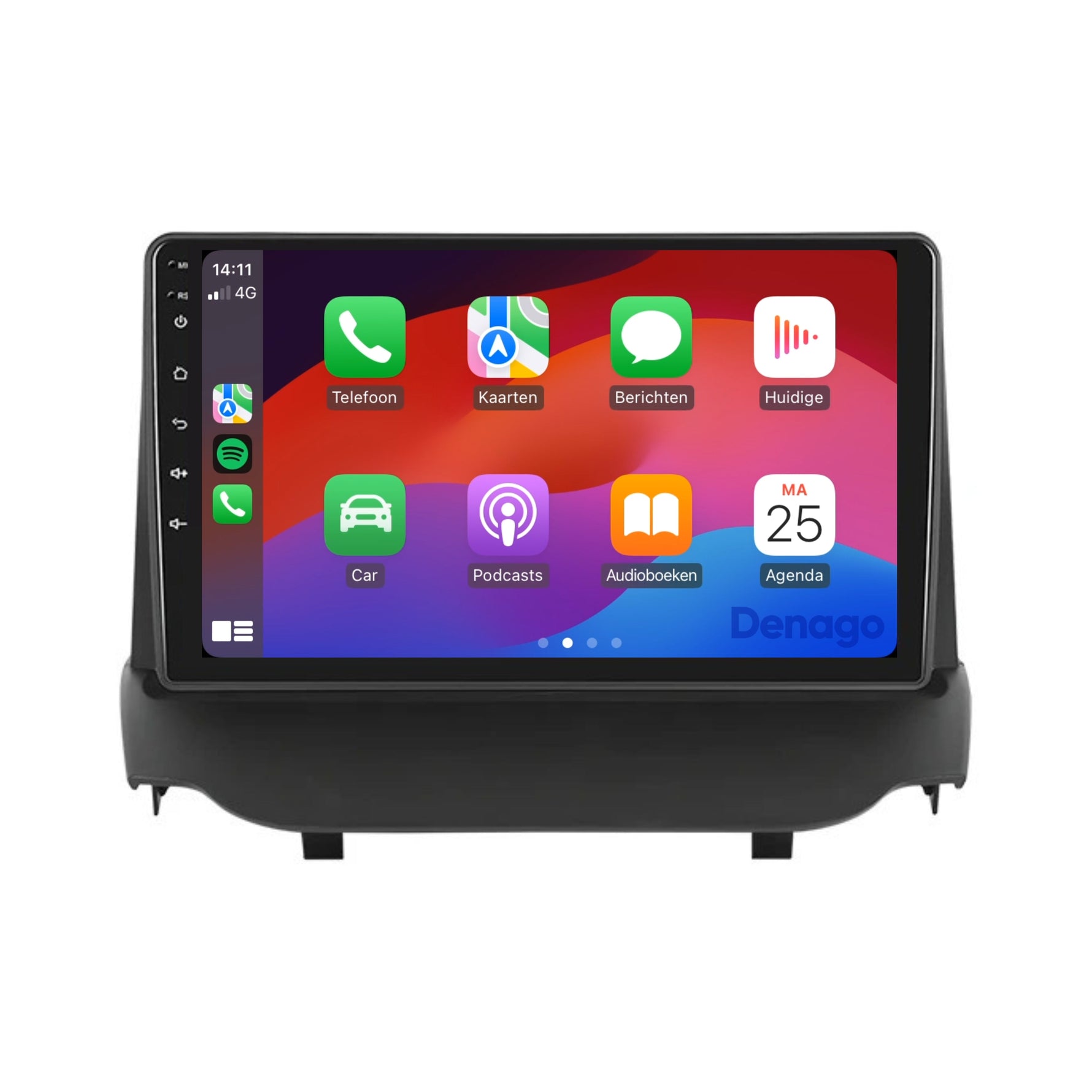 Ford EcoSport CarPlay autoradio | 2014 t/m 2017 | Denago DNG-A290 | 9 inch | Android 13 | Draadloos CarPlay & Android Auto