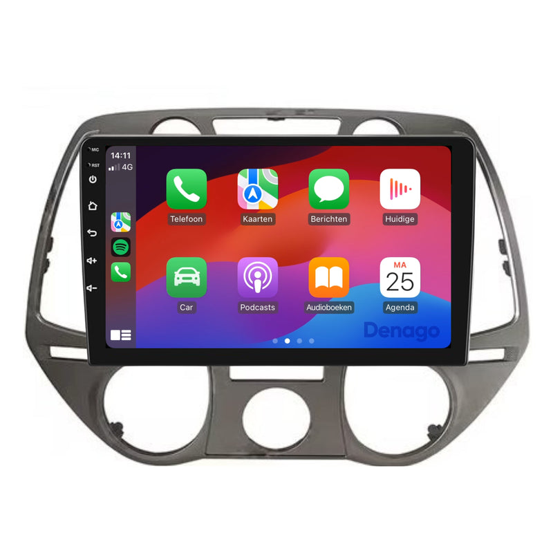 Hyundai i20 CarPlay autoradio | 2008 t/m 2014 | Denago DNG-A83 | 9 inch | Android 13 | Draadloos CarPlay & Android Auto-5
