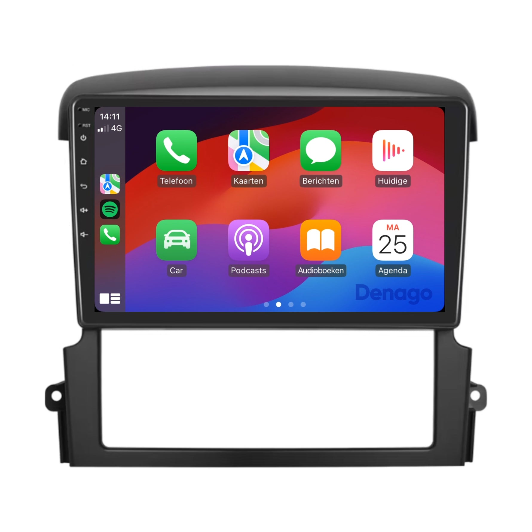 Kia Sorento CarPlay autoradio | 2002 t/m 2009 | Denago DNG-A135 | 9 inch | Android 13 | Draadloos CarPlay & Android Auto