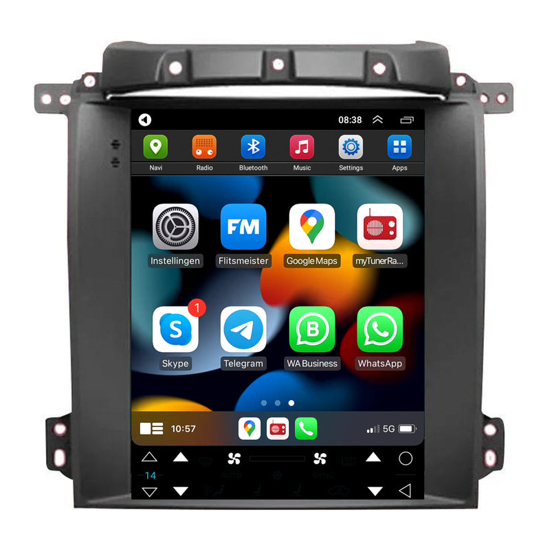 Kia Sorento Android 13 groot scherm CarPlay Android Auto 2002-2006-1