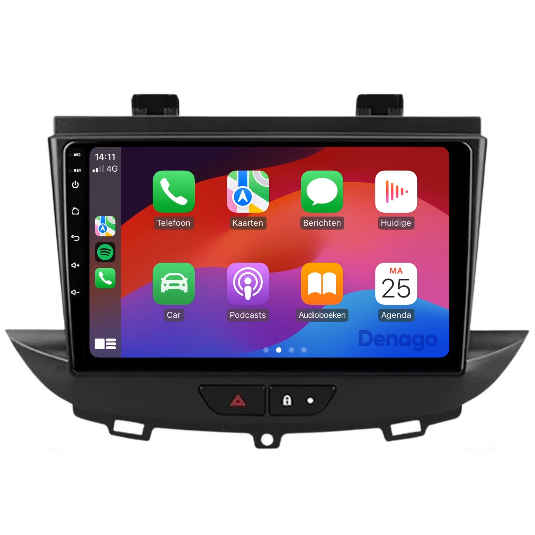 Opel Grandland X CarPlay autoradio | 2016 t/m 2020 | Denago DNG-A329 | 9 inch | Android 13 | Draadloos CarPlay & Android Auto