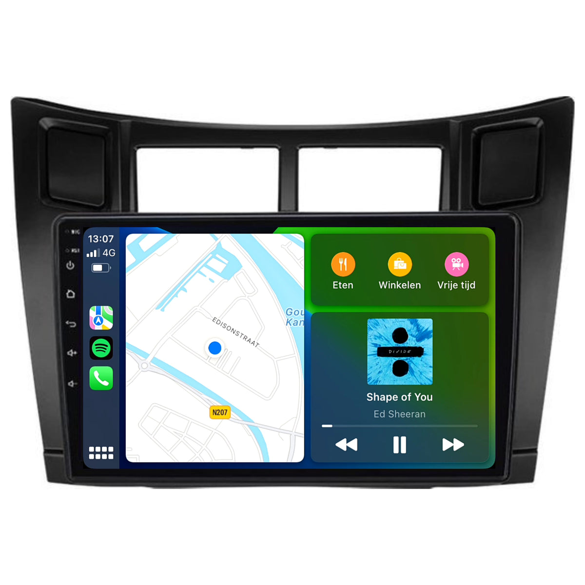 Toyota Yaris | Android 13 | Autoradio | 2005 t/m 2012 | CarPlay & Android Auto-4