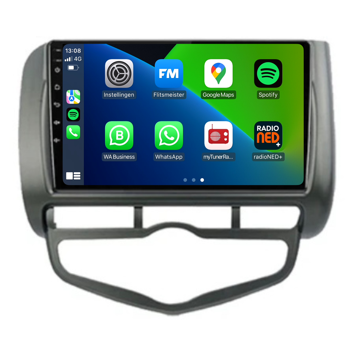 CarPlay Honda Jazz | Android 13 | Autoradio | 2005 t/m 2008 | Carplay & Android Auto