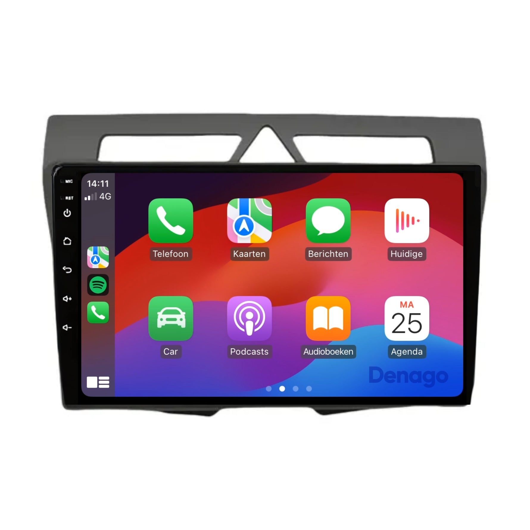 Kia Picanto CarPlay autoradio | 2008 t/m 2010 | Denago DNG-A86 | 9 inch | Android 13 | Draadloos CarPlay & Android Auto