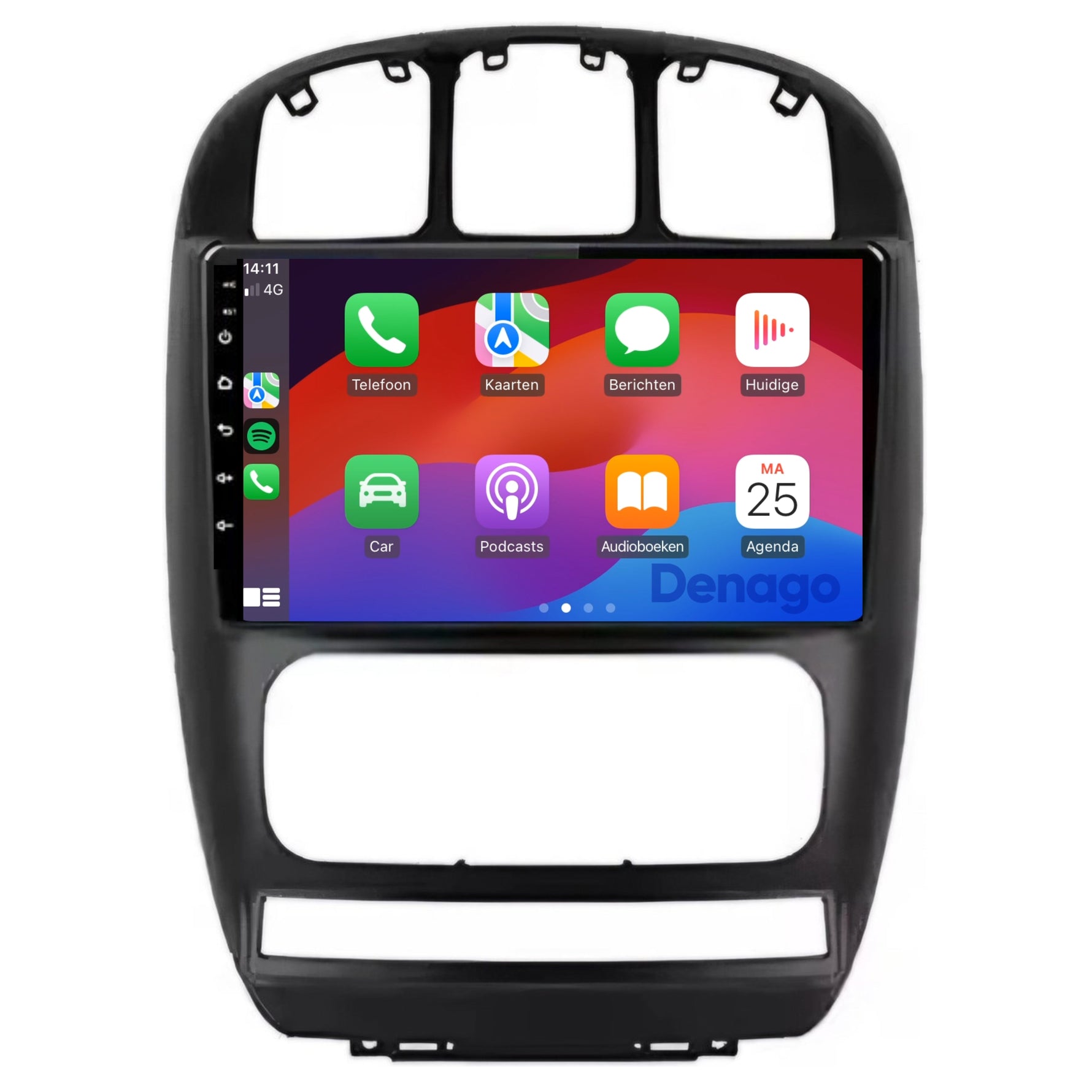 Chrysler Voyager CarPlay autoradio | 2000 t/m 2012 | Denago DNG-A278 | 9 inch | Android 13 | Draadloos CarPlay & Android Auto