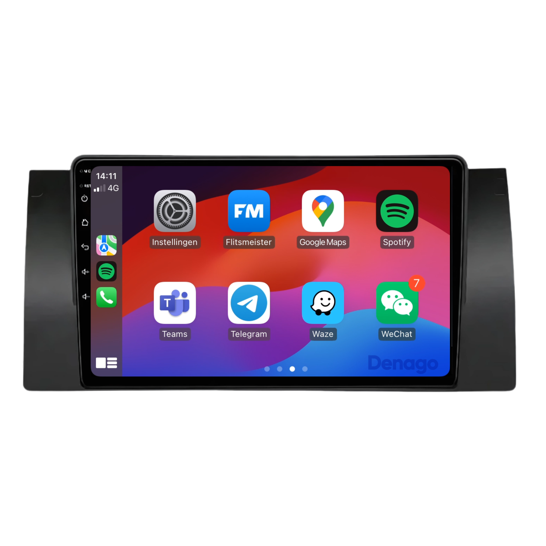 BMW X5 E53 CarPlay autoradio | 2000 t/m 2006 | Denago DNG-A44 | 9 inch | Android 13 | Draadloos CarPlay & Android Auto