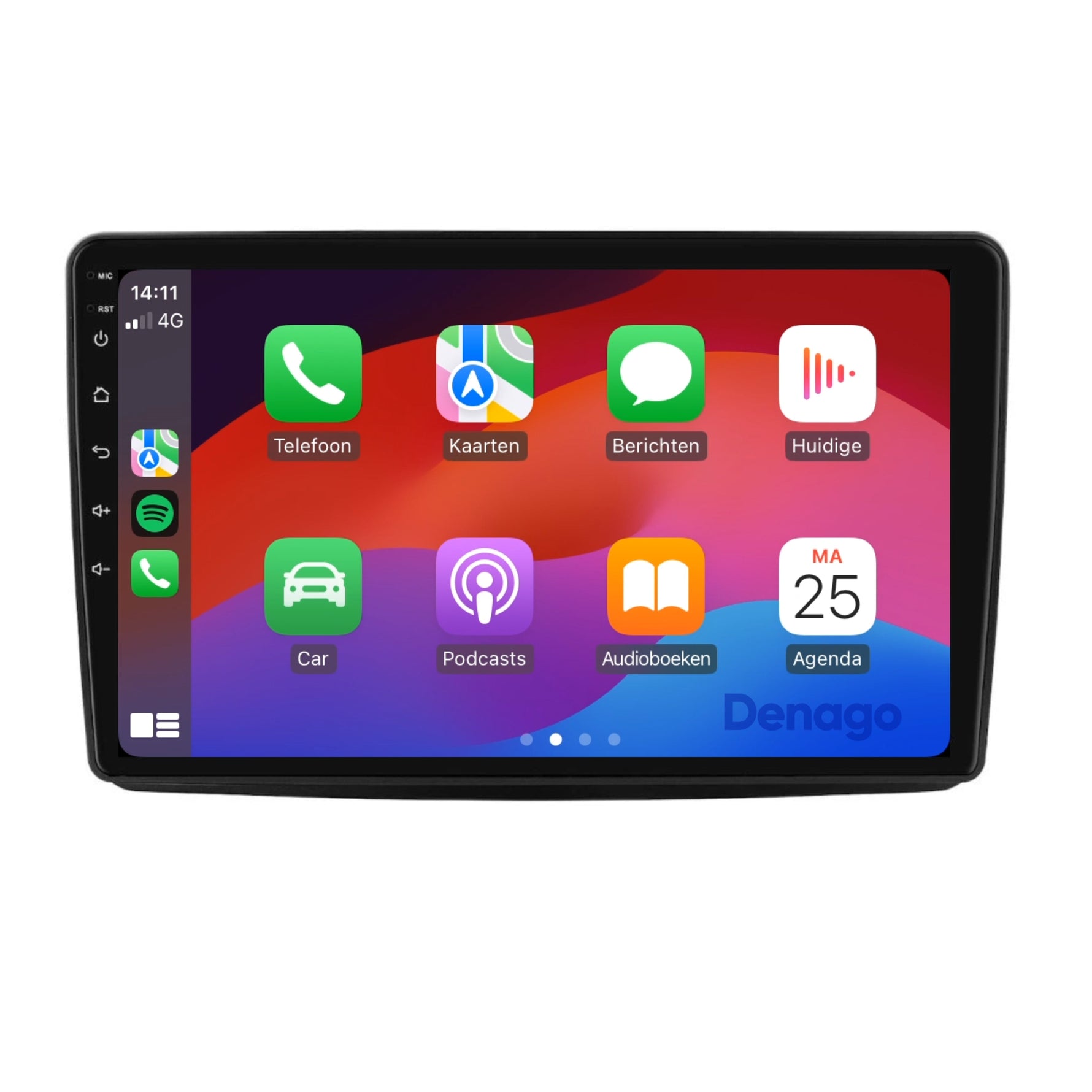 Fiat Panda | Autoradio | 2003 t/m 2012 | Android 13 | Carplay & Android Auto