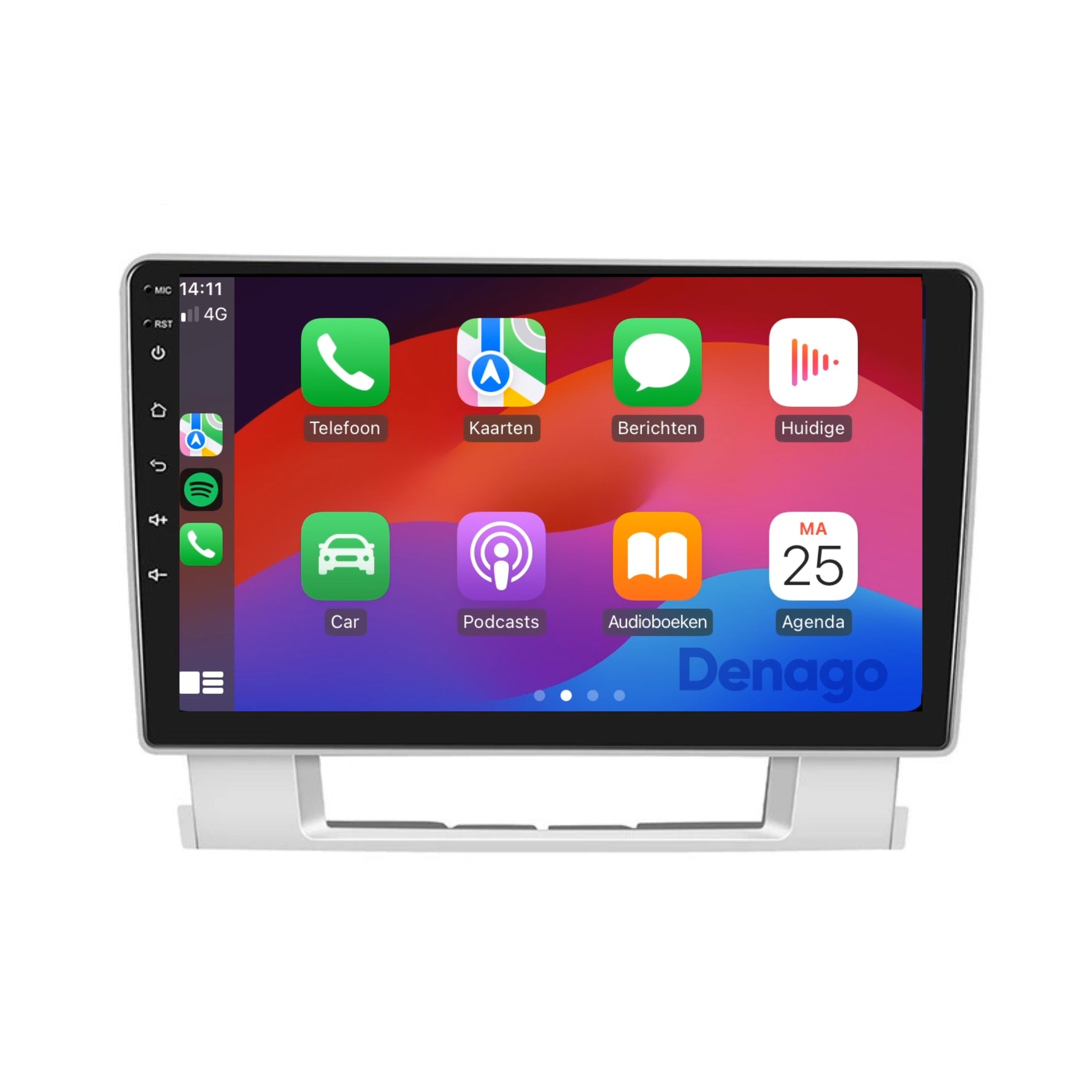 Opel Astra J CarPlay autoradio | 2009 t/m 2016 | Denago DNG-A280 | 9 inch | Android 13 | Draadloos CarPlay & Android Auto